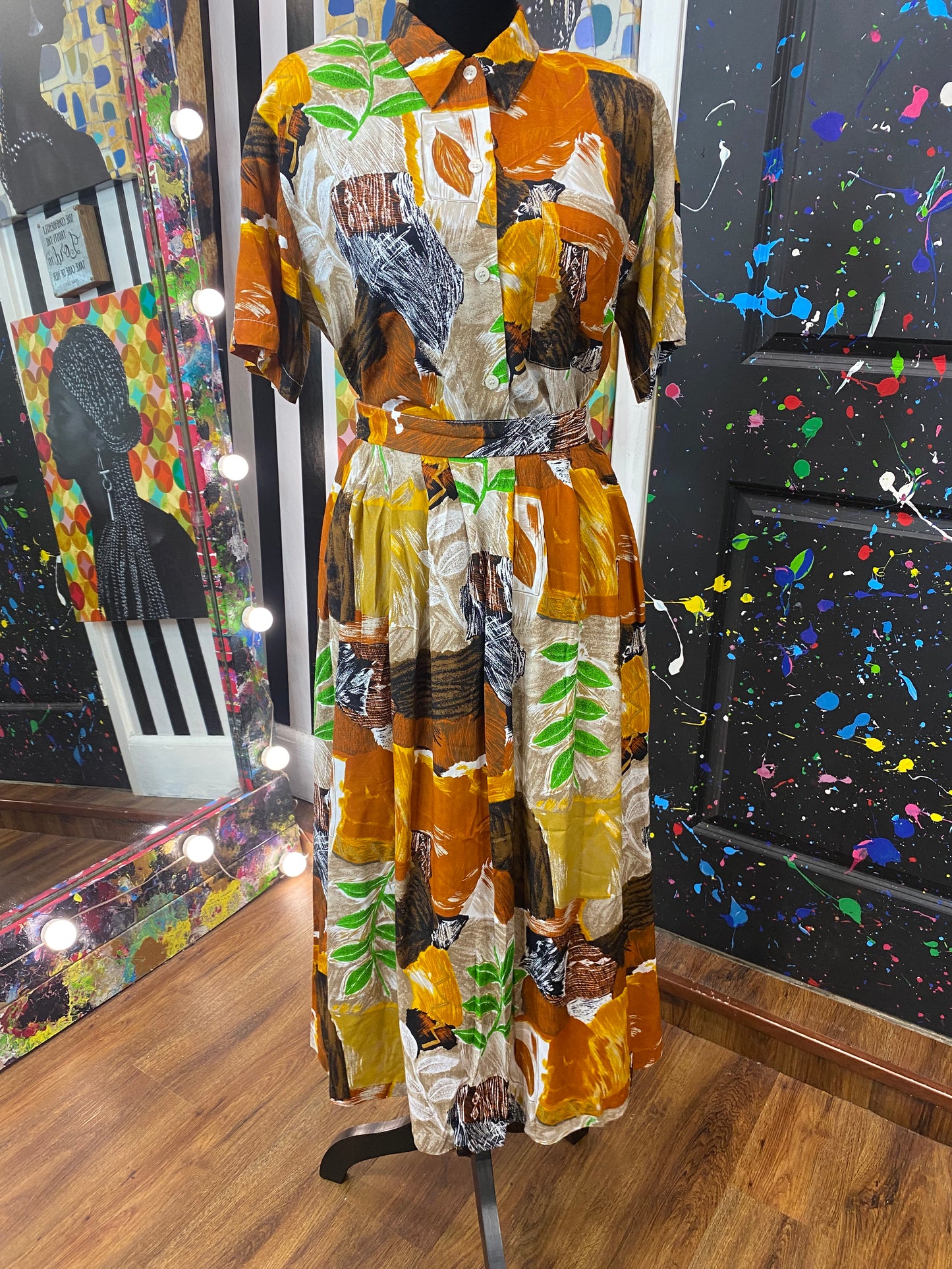 Vintage Melrose 2 piece Skirt Set