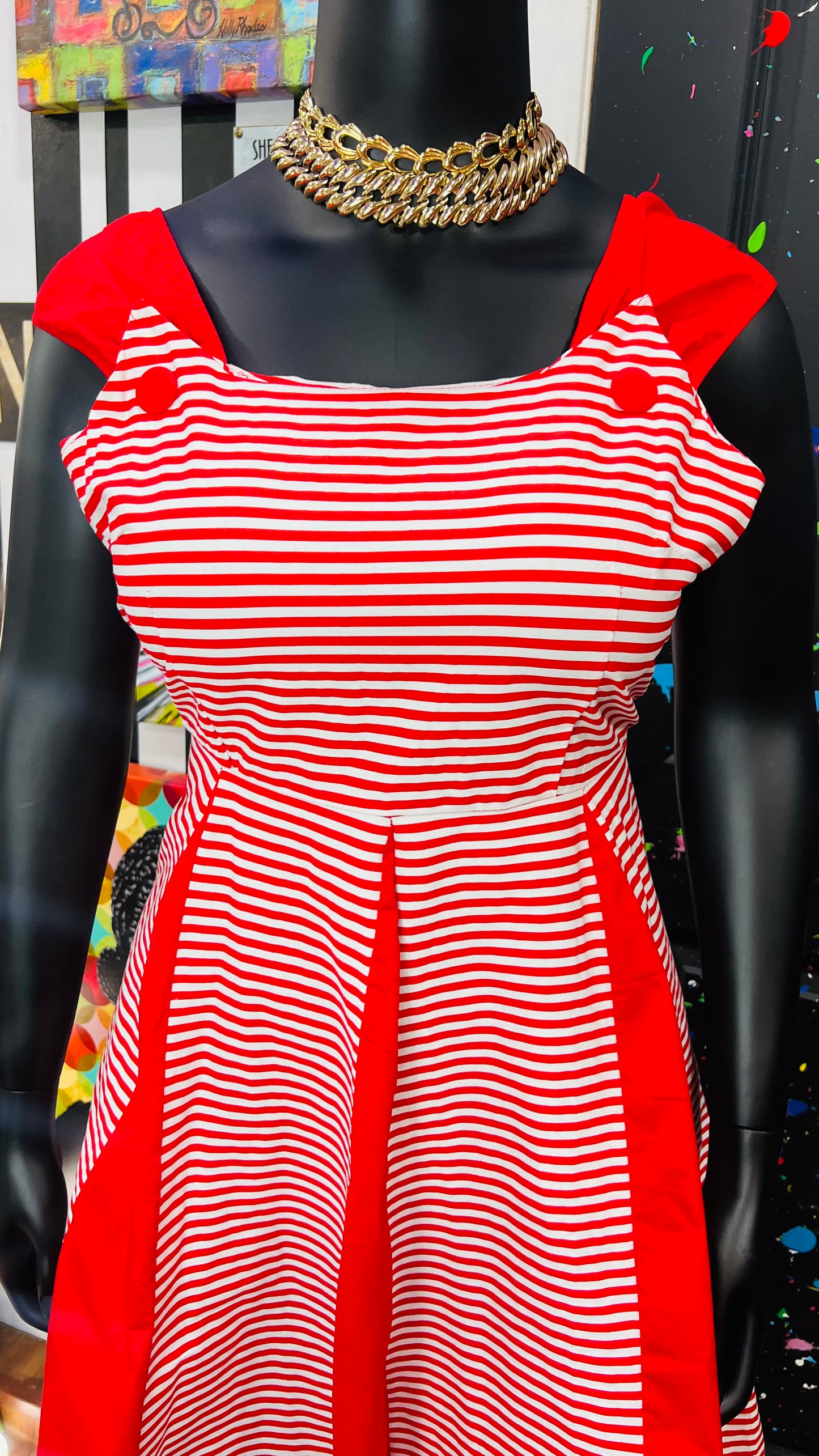Modern 50’s Style Dress - New w/ tags (14)