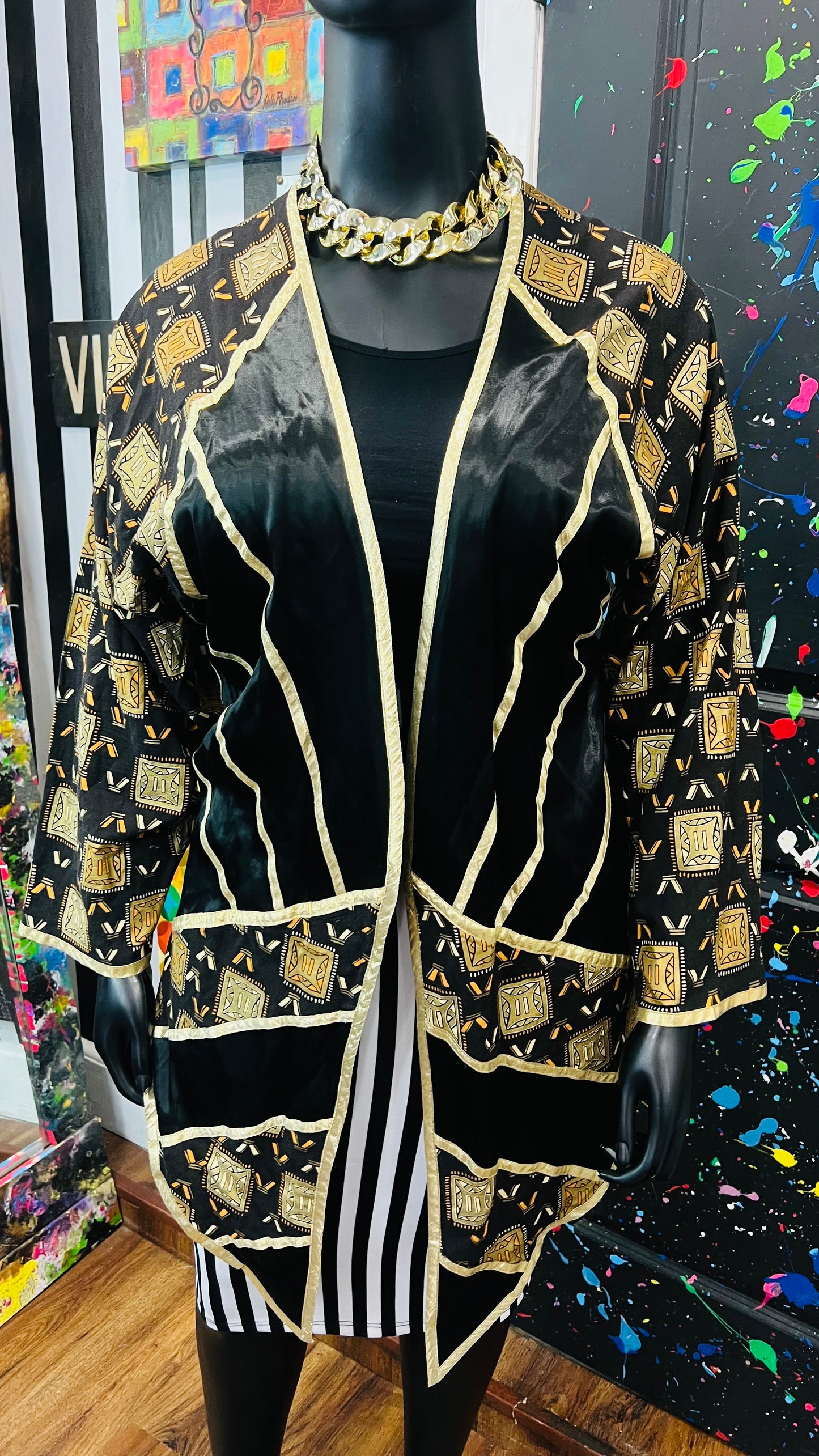 Vintage Abstract Duster (16)