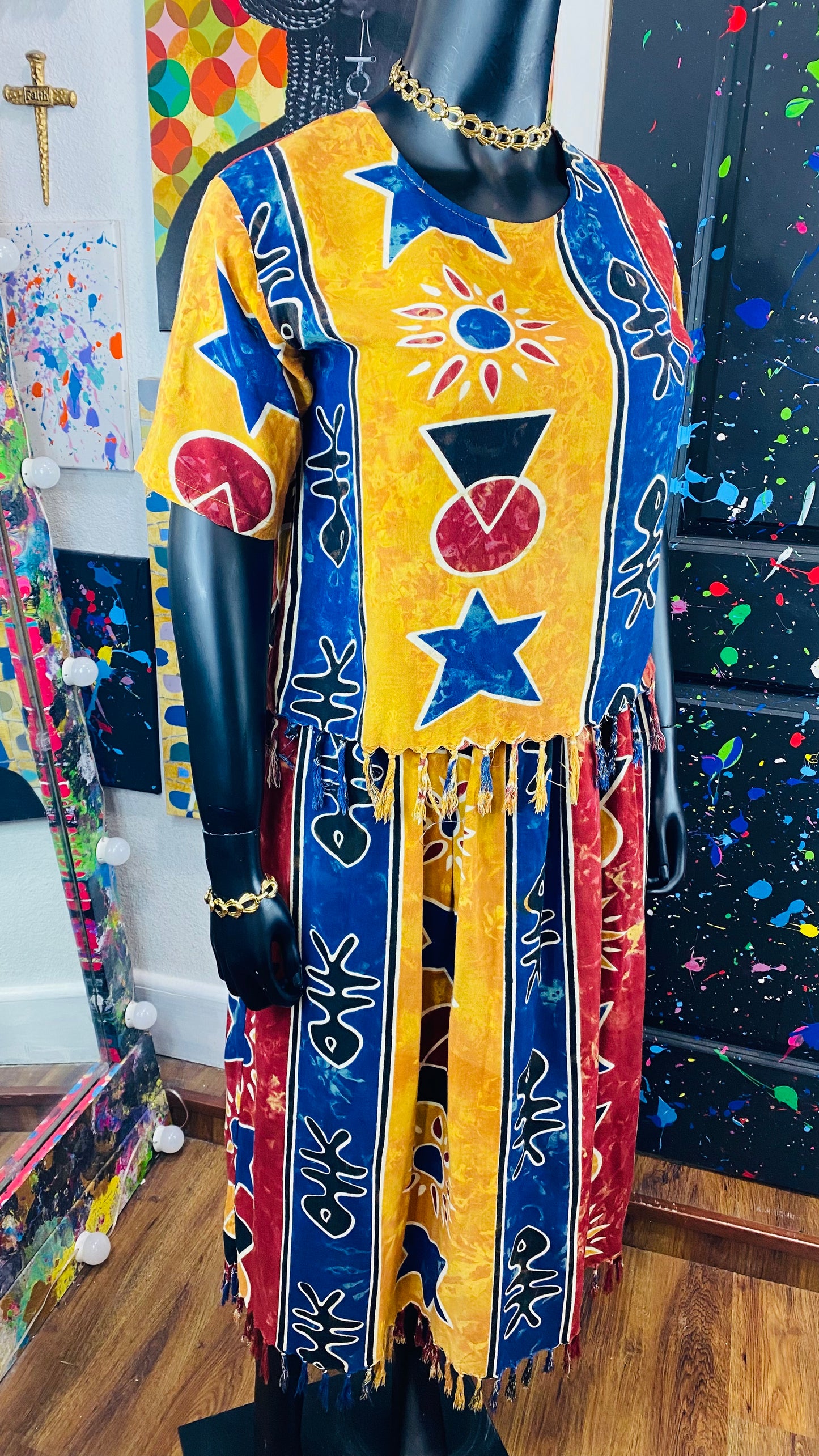 Vintage 2 piece Skirt Set