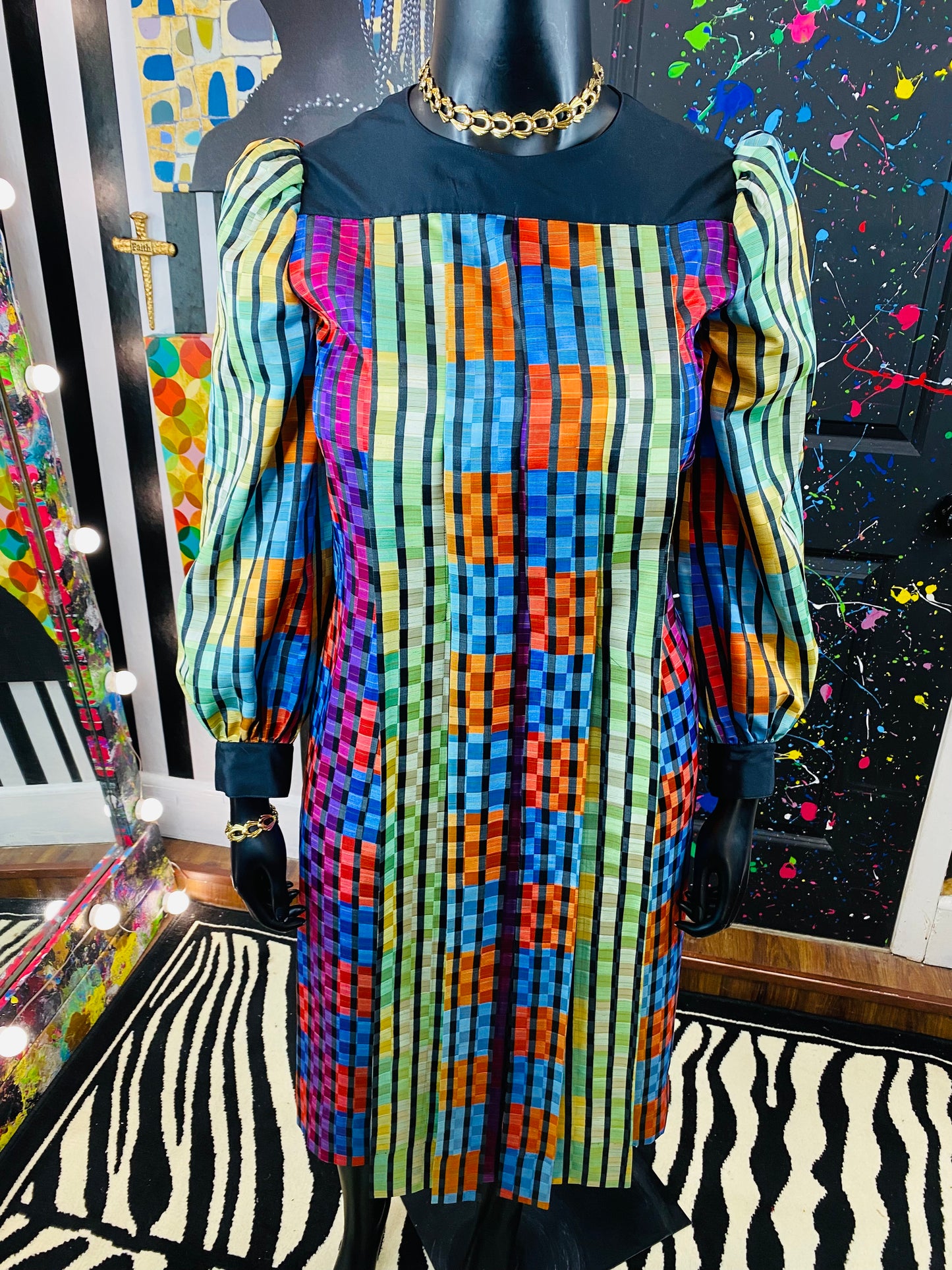 Vintage Long Sleeve Dress