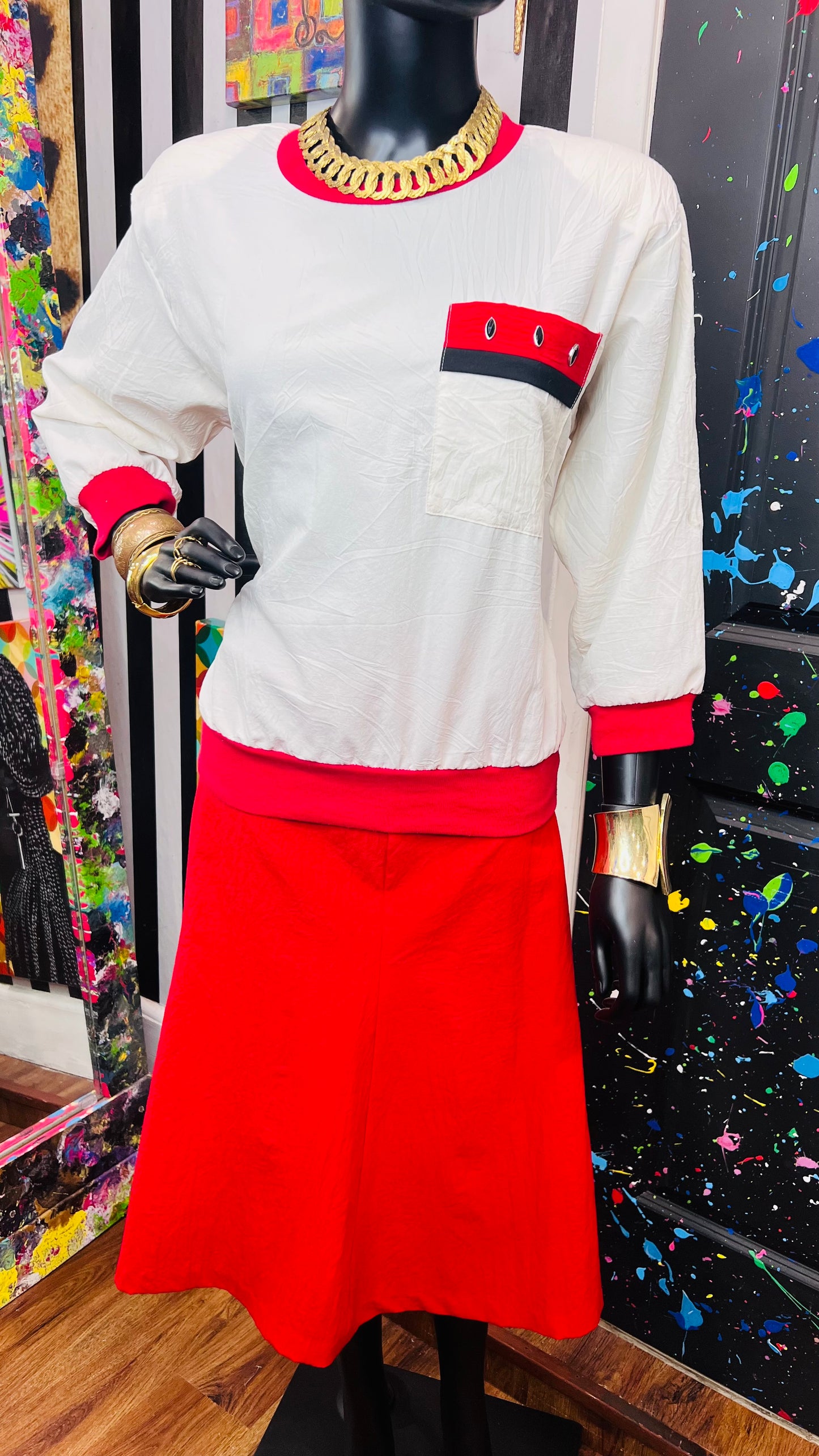 Vintage Teddi Skirt Set (12)