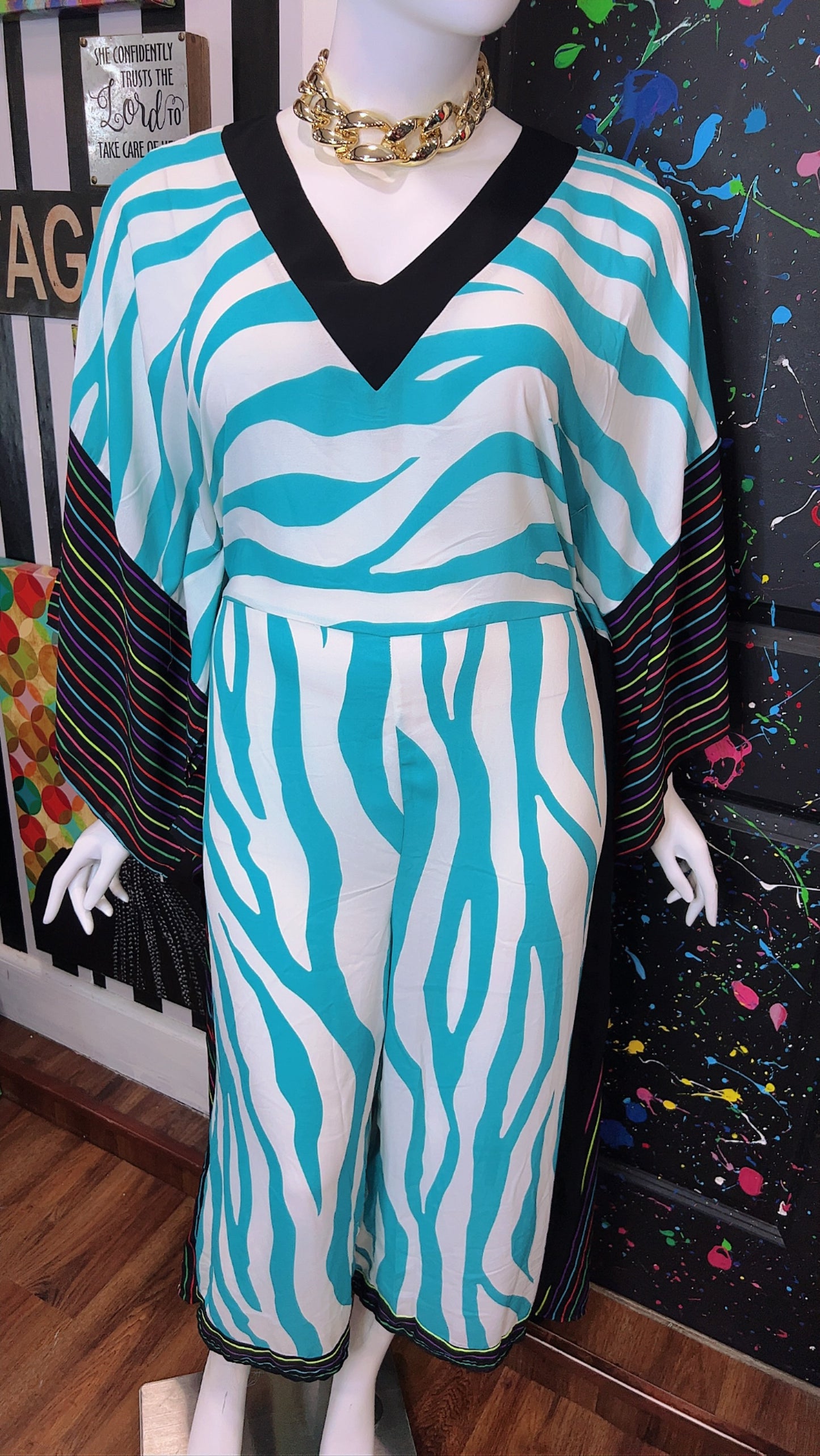 Ashley Stewart Striped Jumpsuit (18/20)