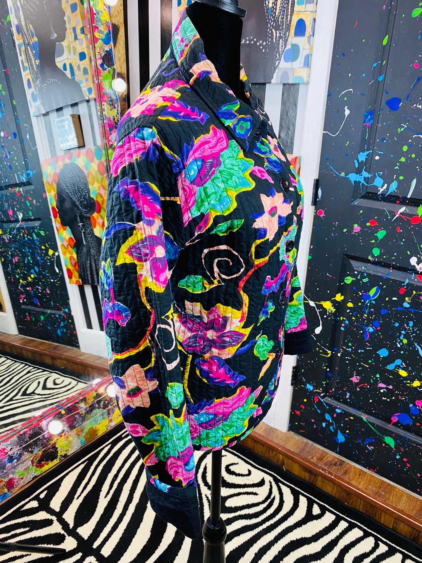 Vintage New Directions Quilted Blazer