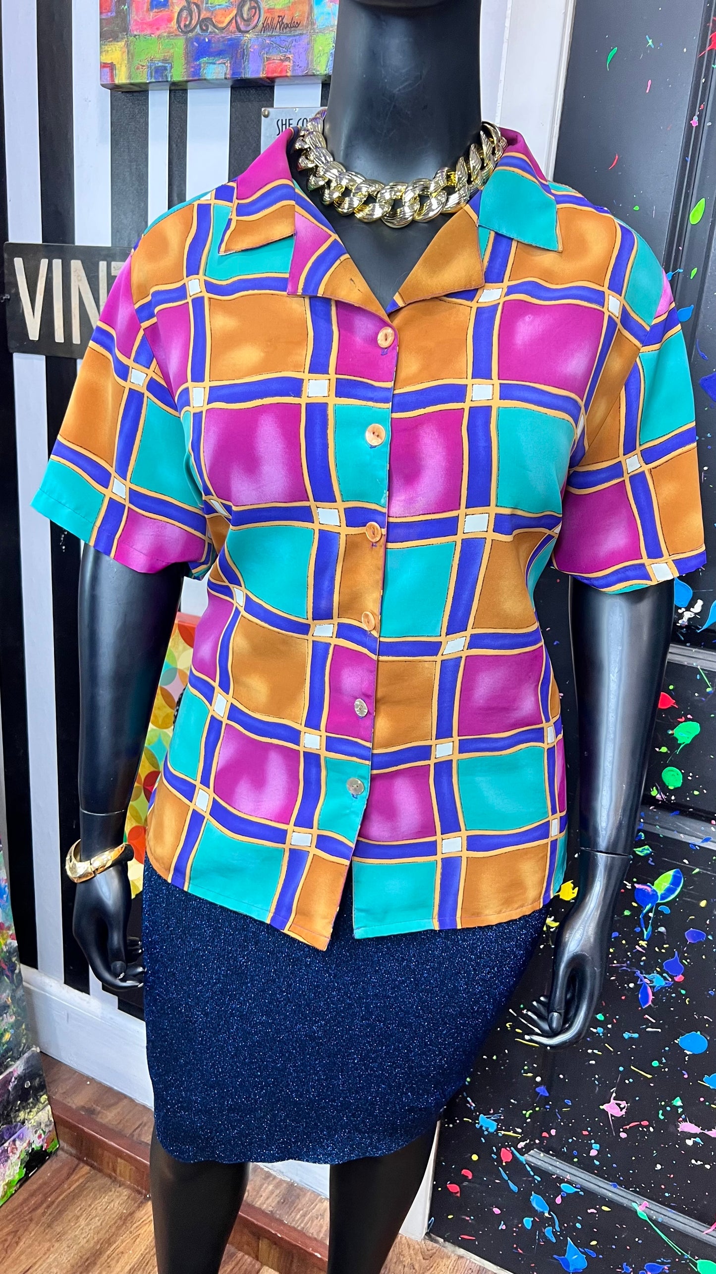 Vintage Block Blouse (20)