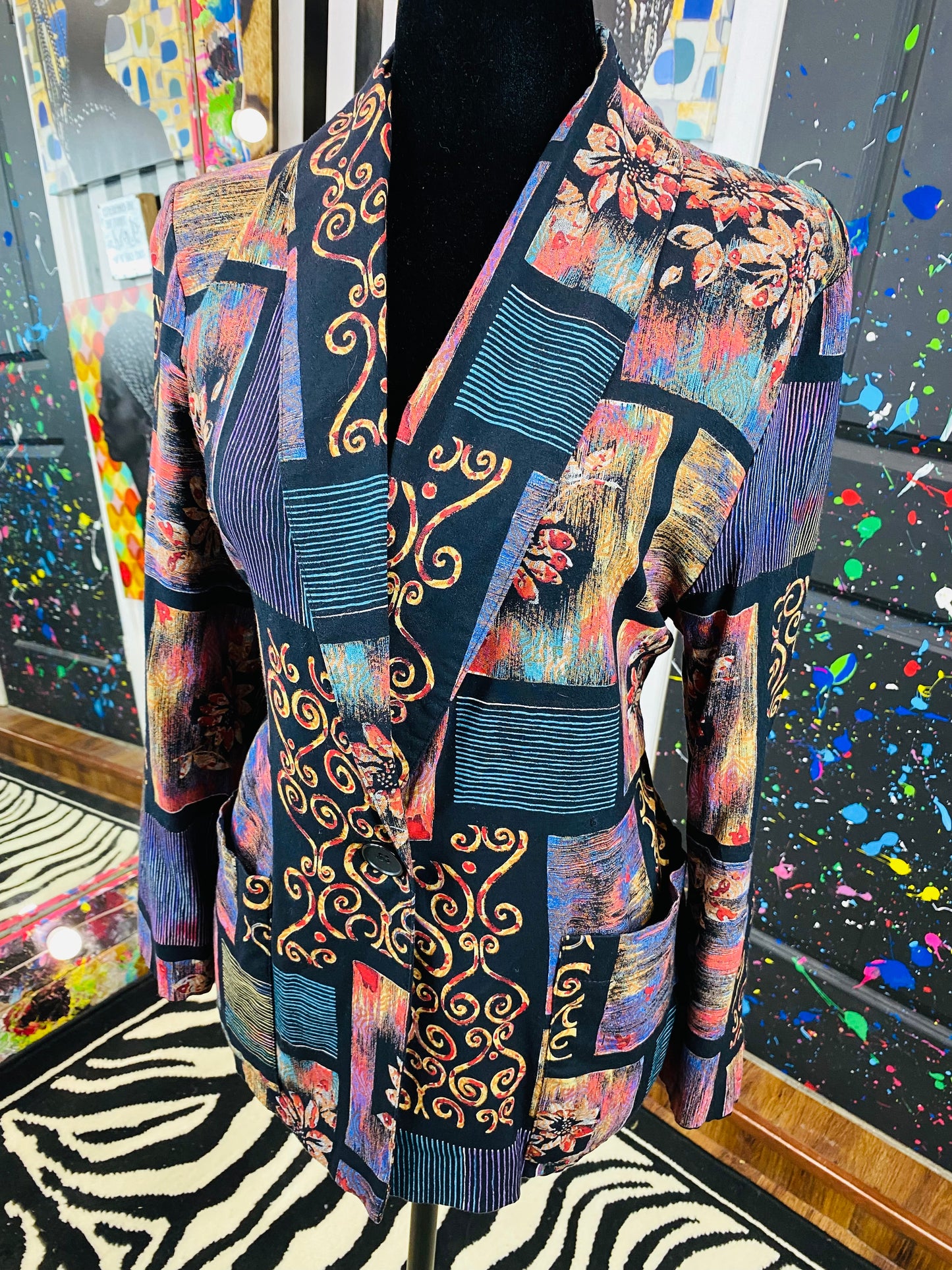 Vintage Kensington Square lightweight Blazer
