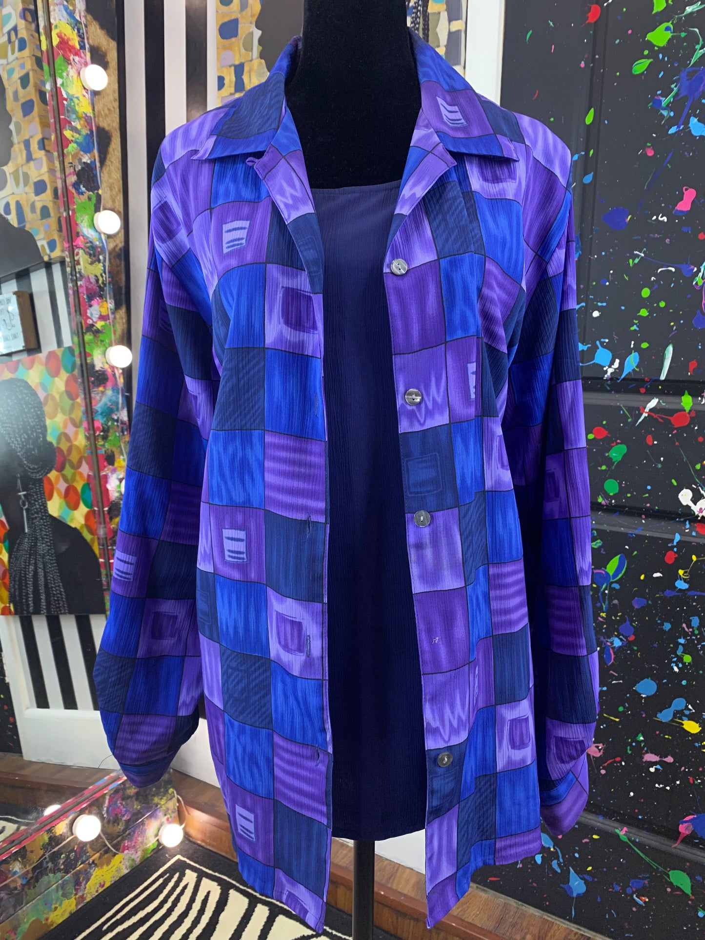 Vintage Undershirt Long Sleeve Blouse