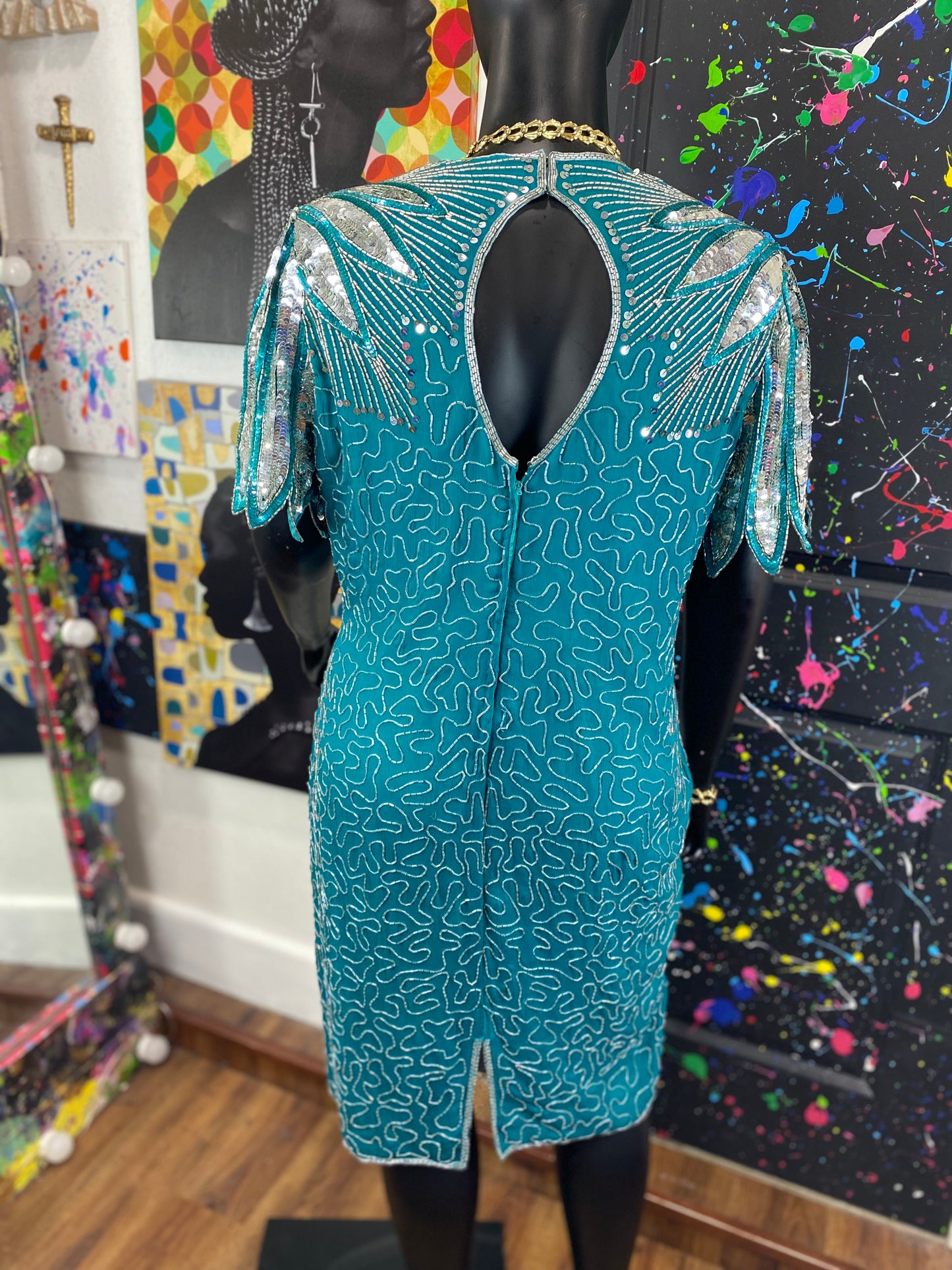 Vintage Sequin Dress