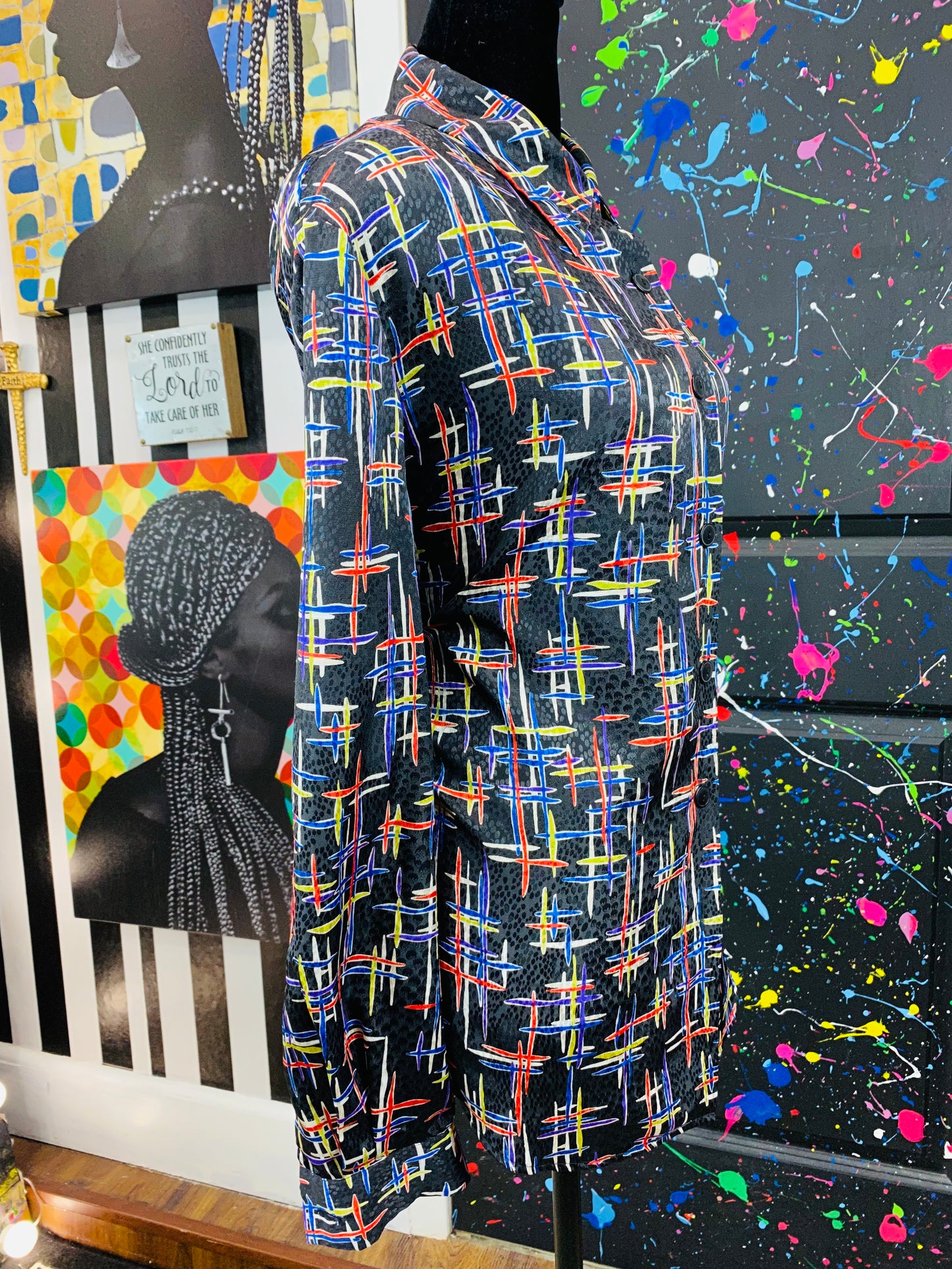 Vintage Norton McNaughton Long Sleeve Blouse