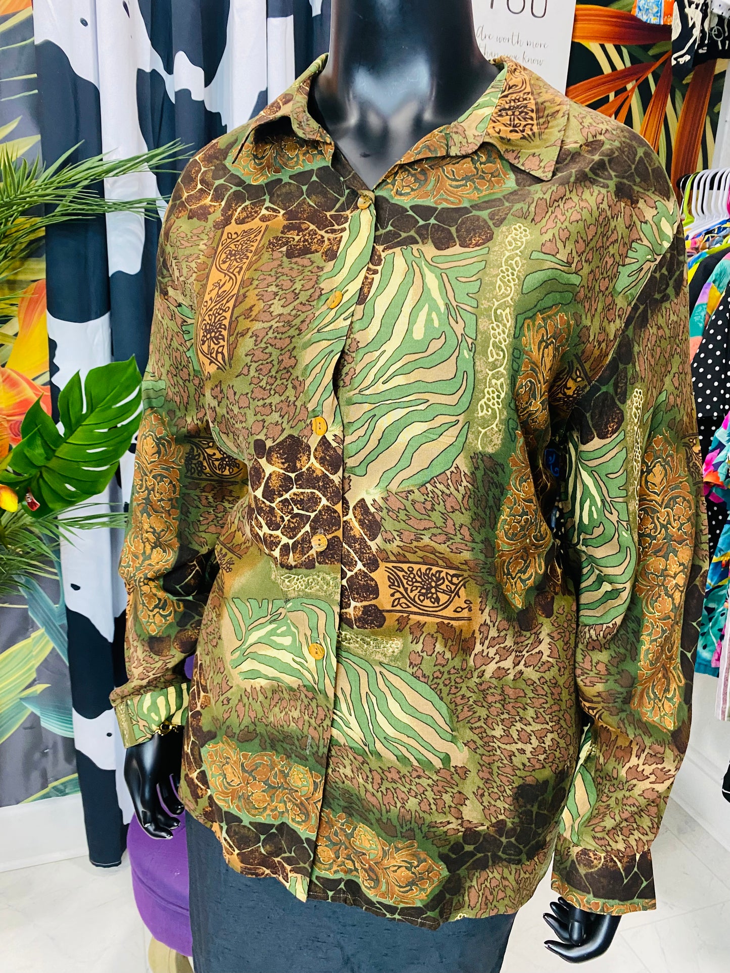 Vintage Long Sleeve Blouse