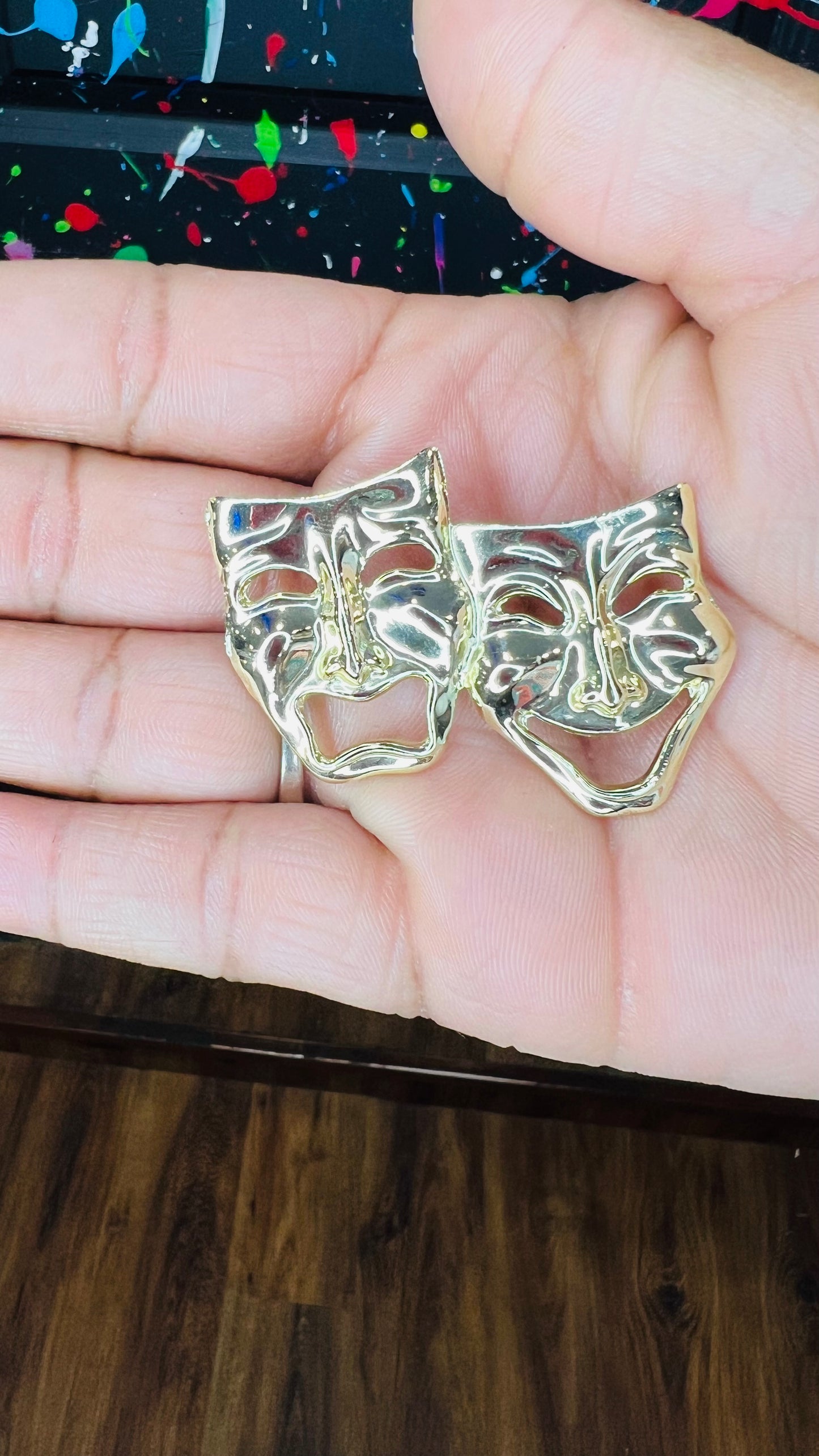 Vintage Drama Brooch Pin
