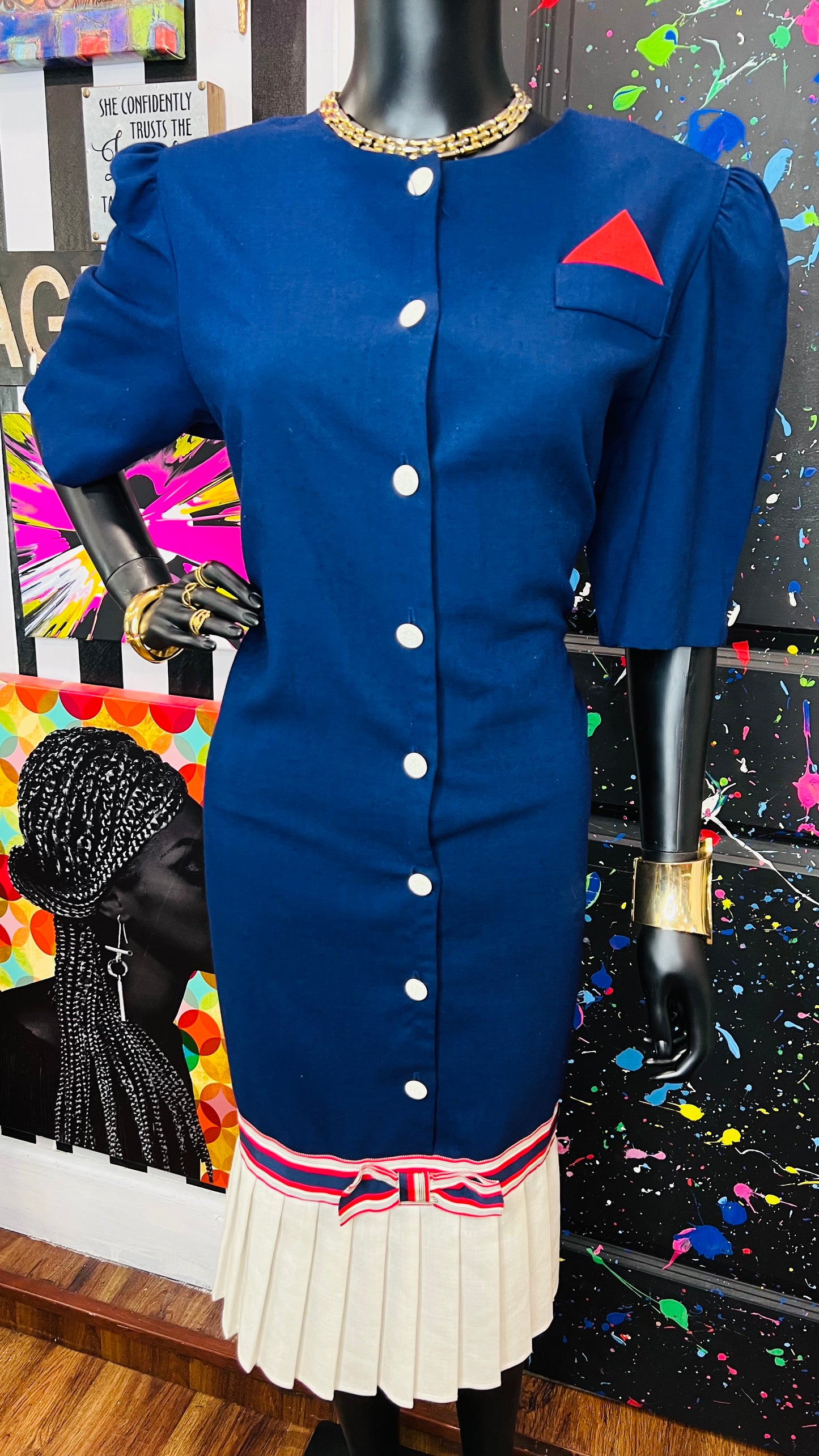 Vintage Sailors Dress (14)