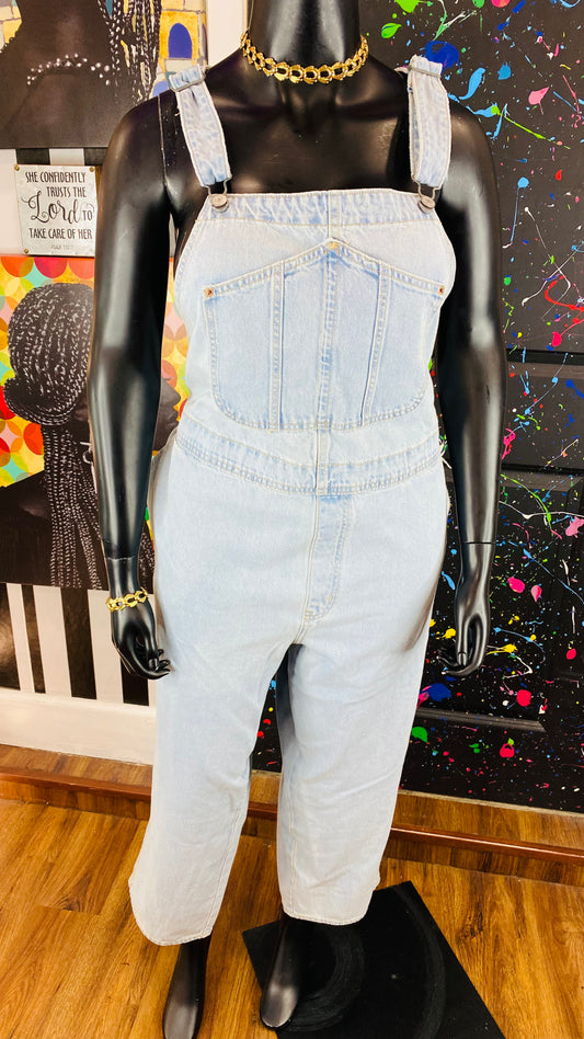 Old Navy Denim Overalls Jumpsuit