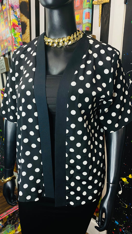 Vintage Polka Dot Short Duster (16)