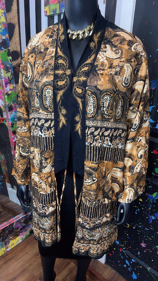 Vintage Rayon Carole Little Duster (24)