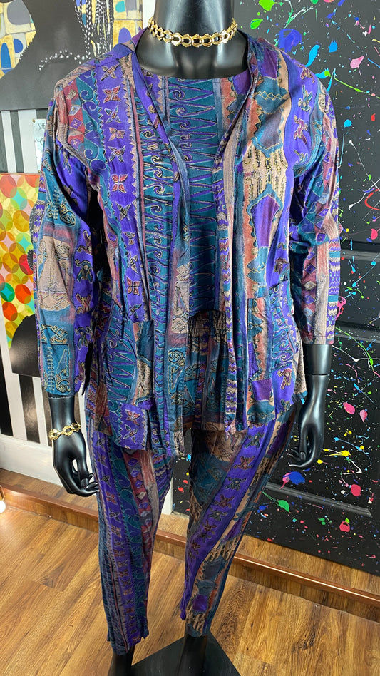 Vintage Handmade 3pcs Pants Set