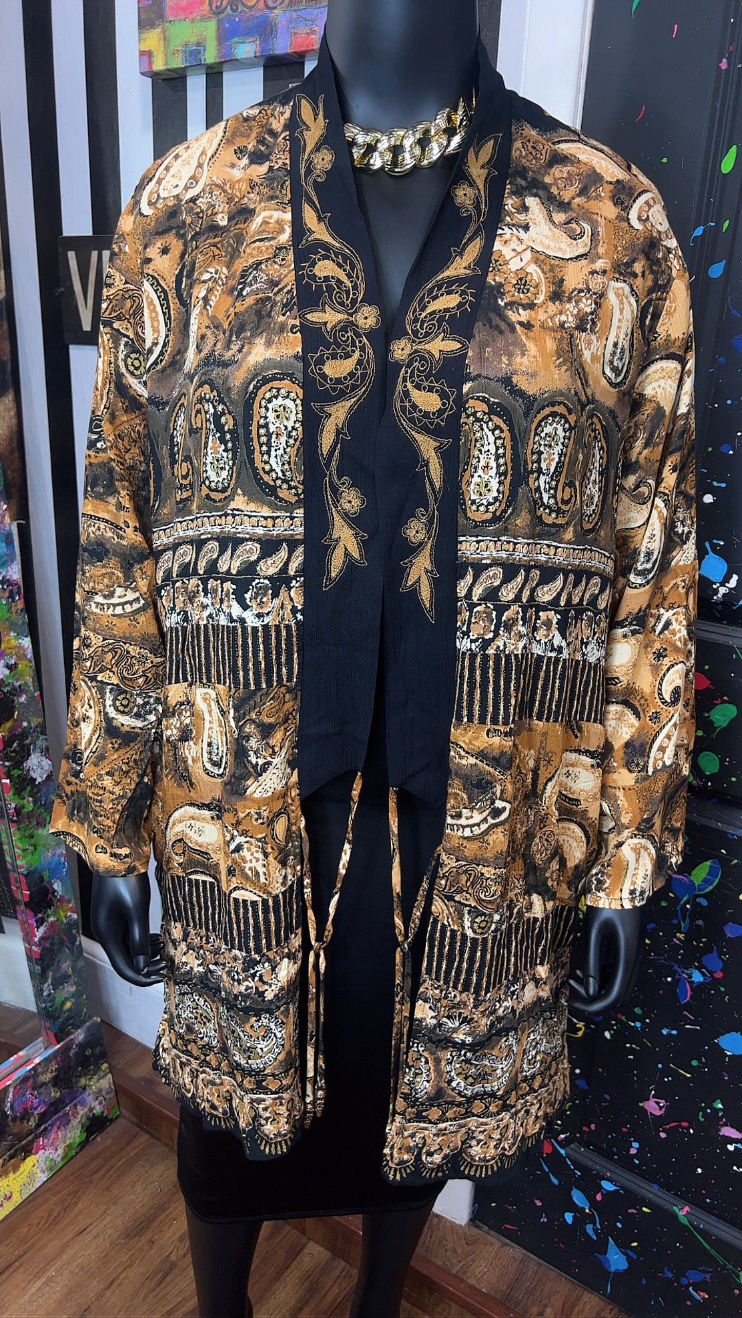 Vintage Rayon Carole Little Duster (24)