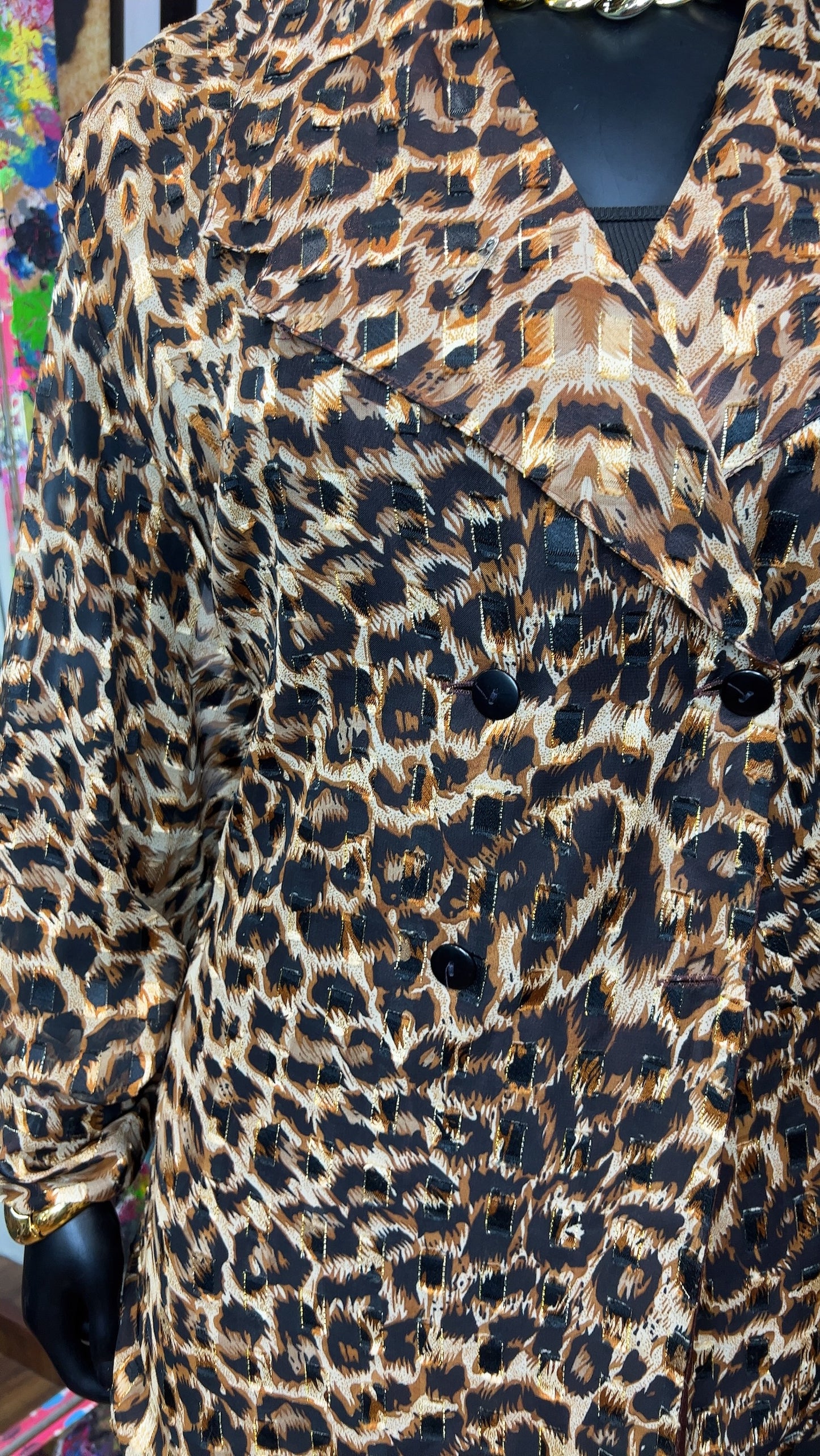 Vintage Animal Print Skirt Set (24)