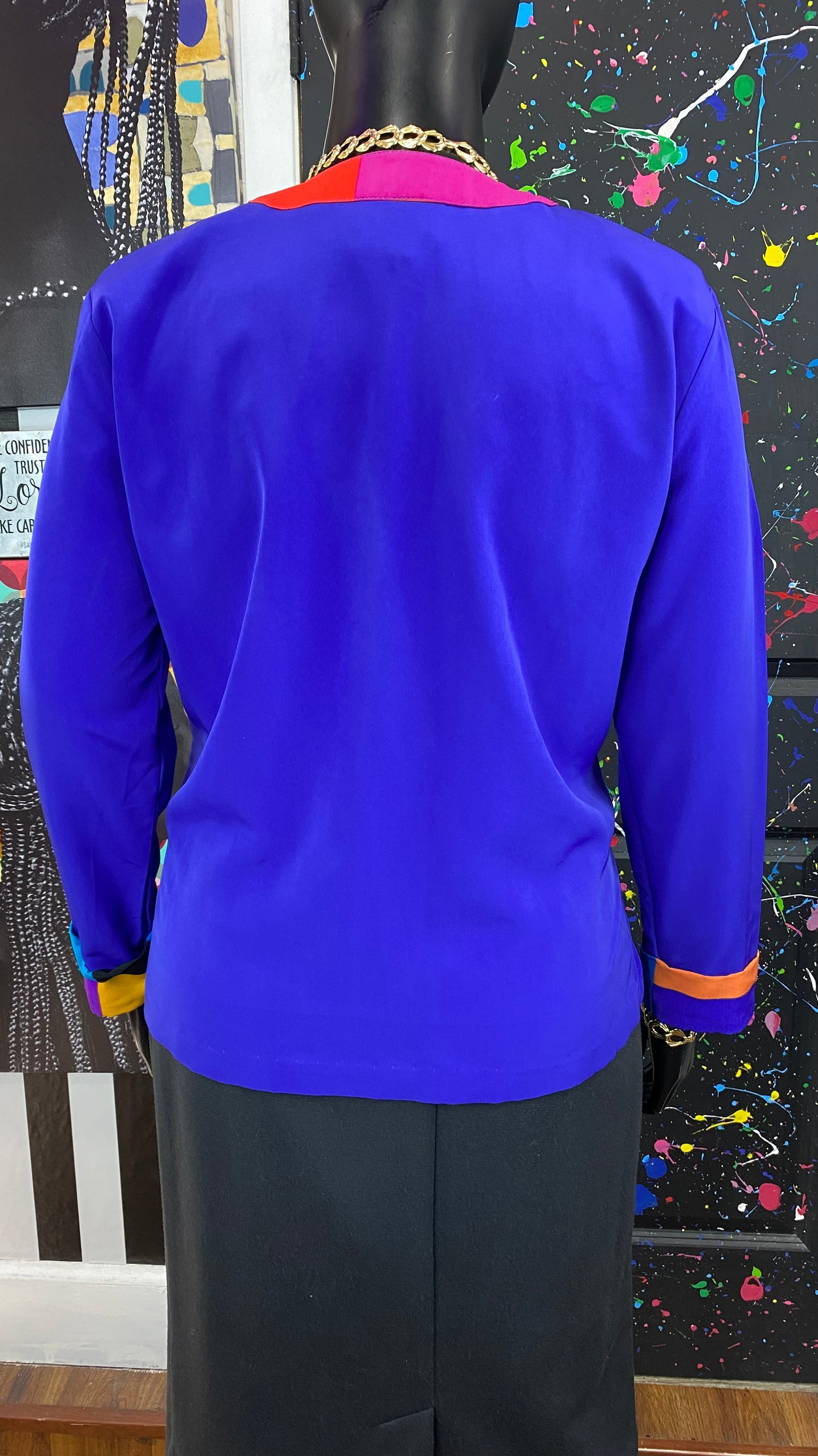 Peter Popovitch 1 Button Blazer