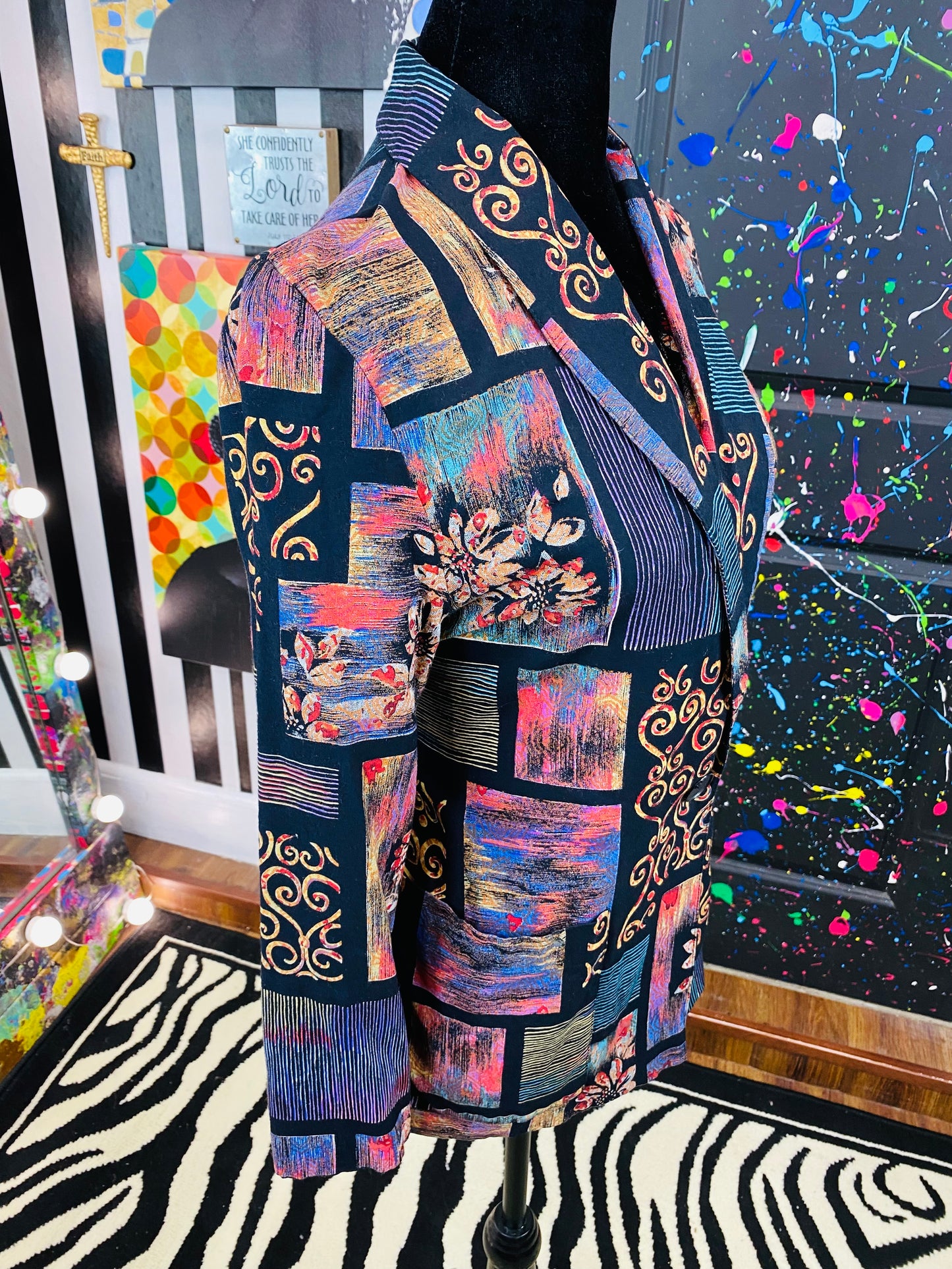 Vintage Kensington Square lightweight Blazer