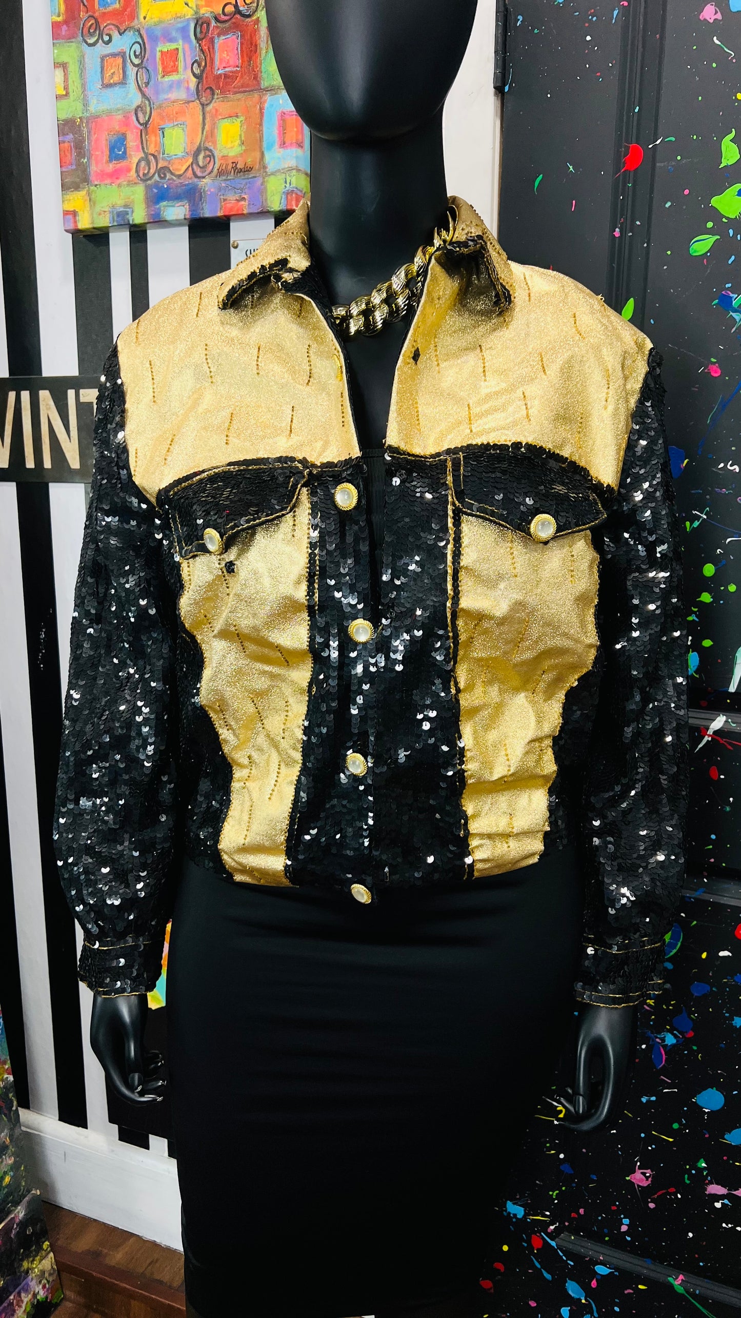 Vintage Modi Sequin Jacket (16)