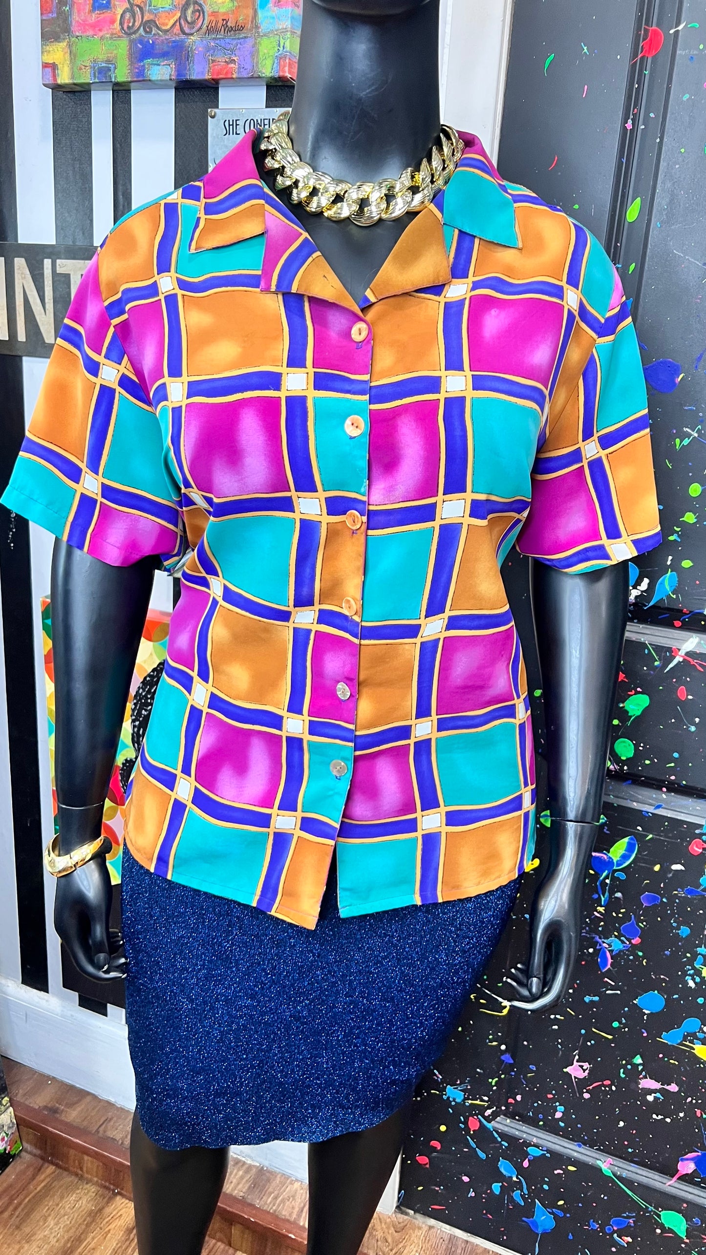 Vintage Block Blouse (20)