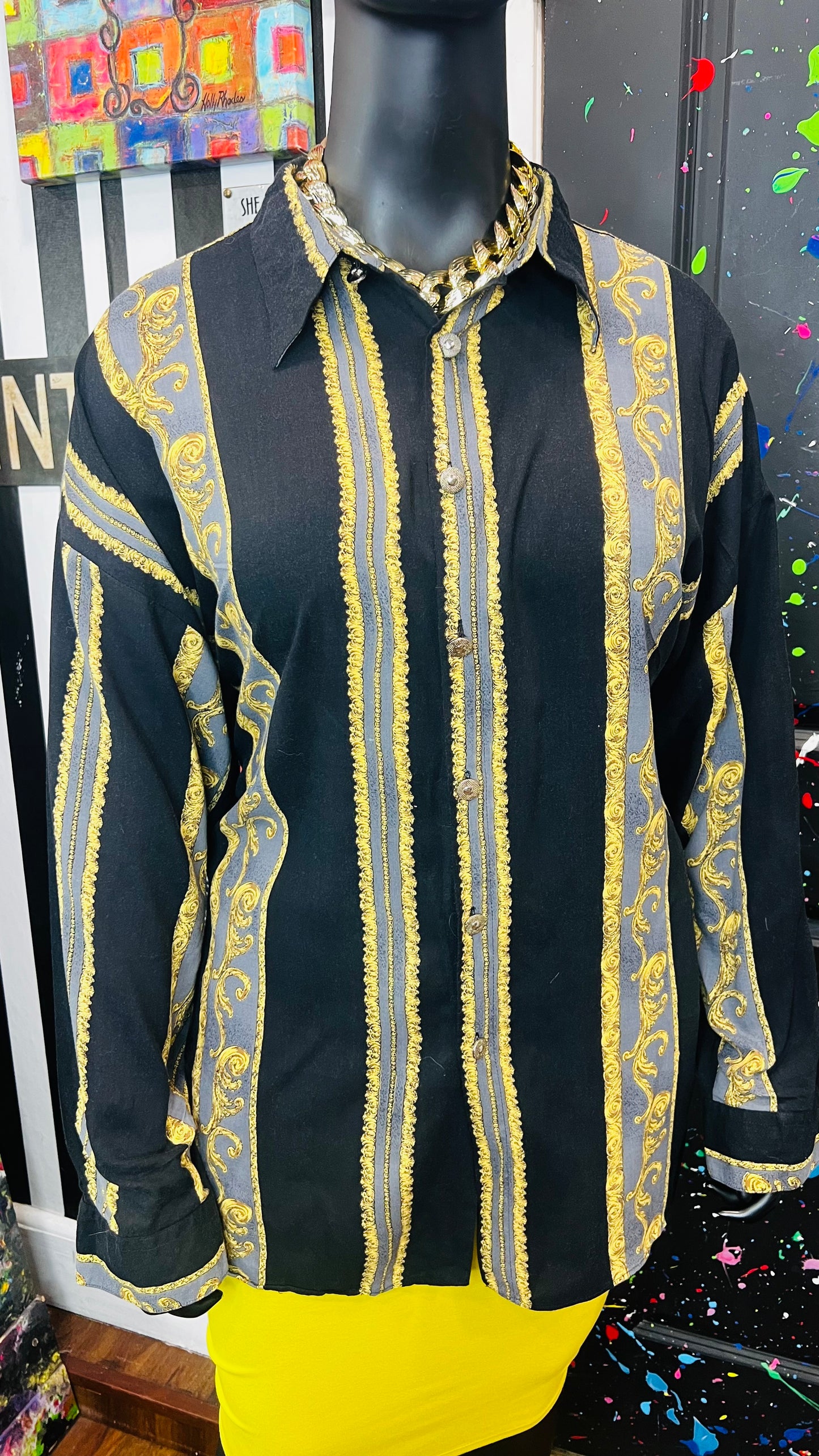 Vintage Rayon Blouse (26)