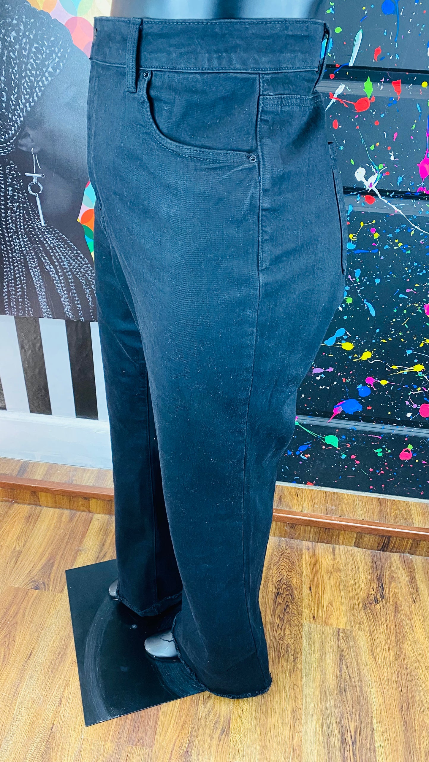 Wax Jean Black Jeans