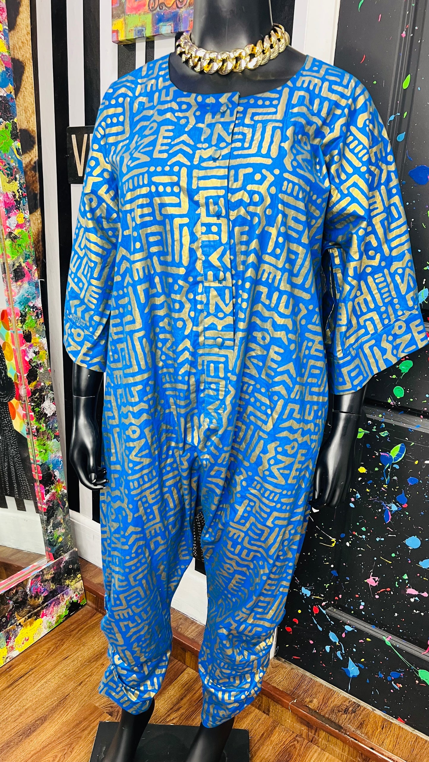 Vintage Traditional African Jumpsuit (16)