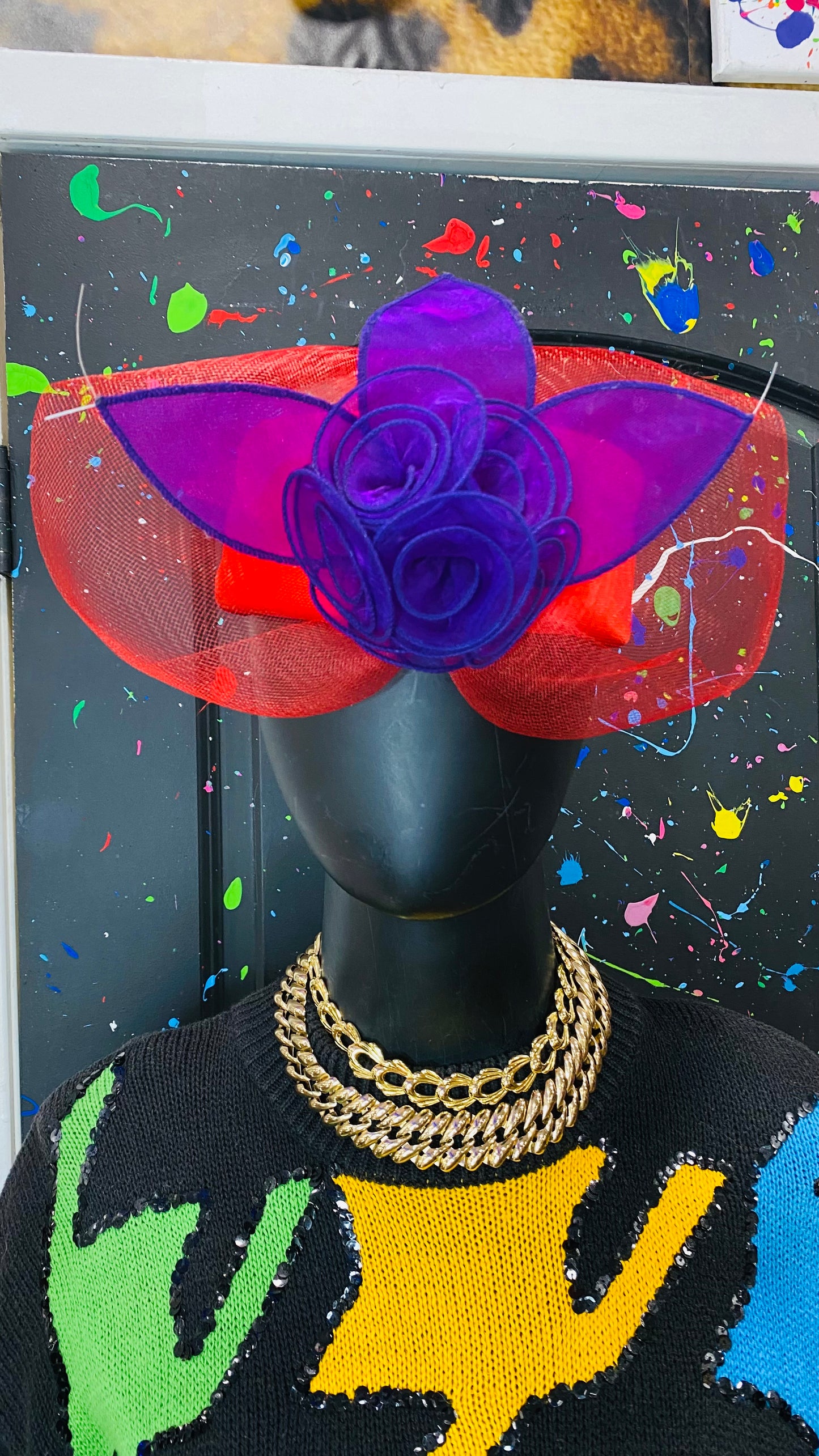 Vintage Purple & Red Band