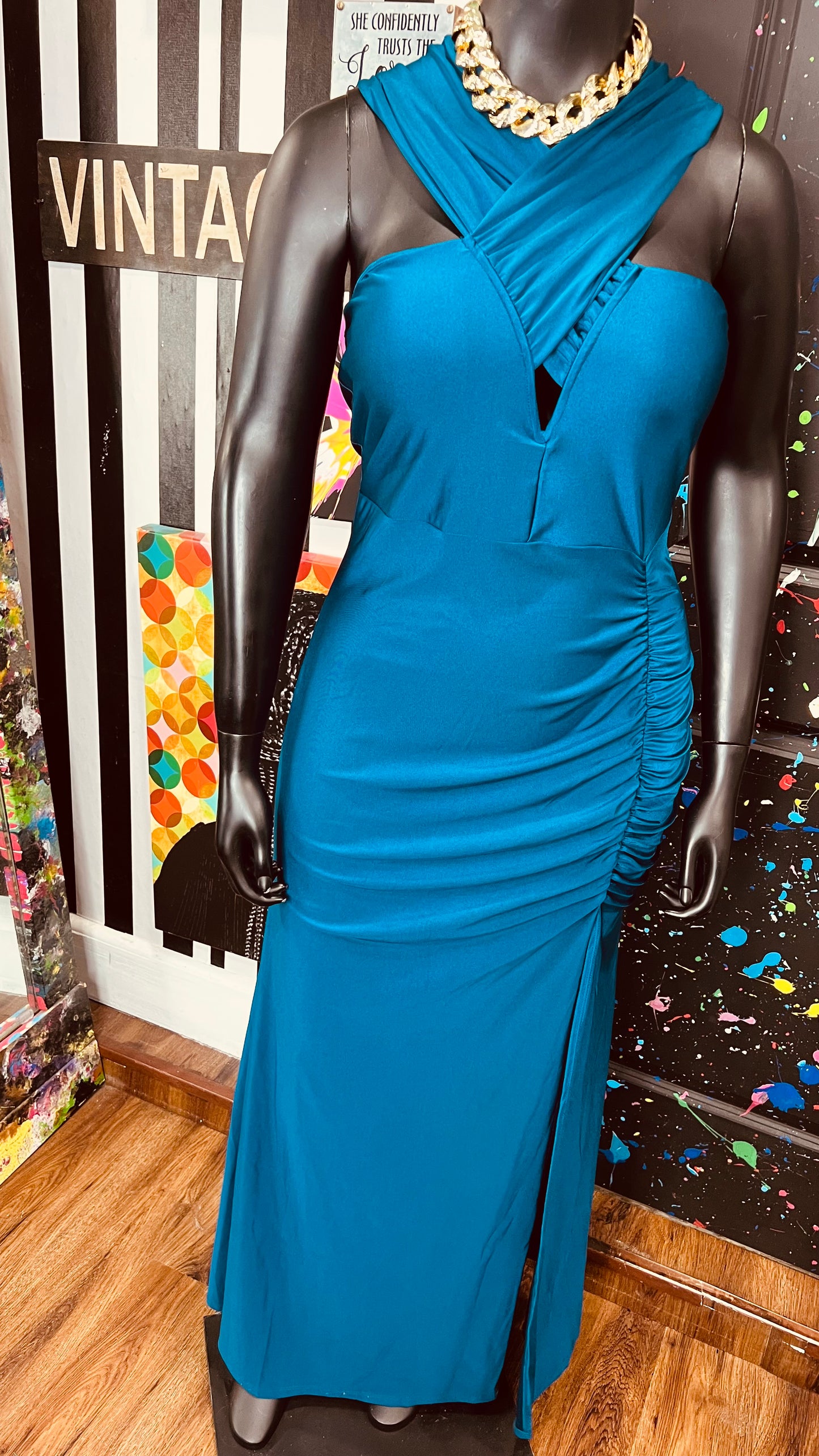 New w/ Tags Formal Dress- Lots of Stretch (20)