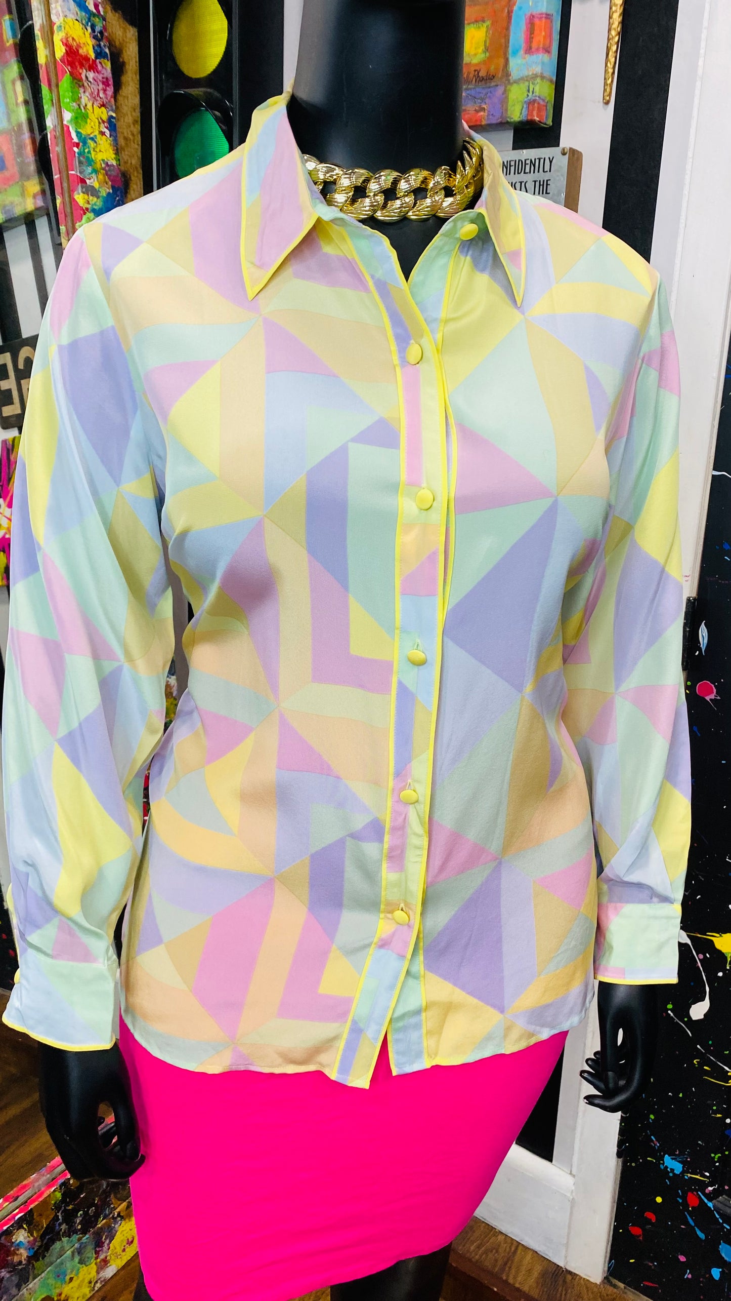 Plus Size Vintage Silk Pastel Blouse (18)