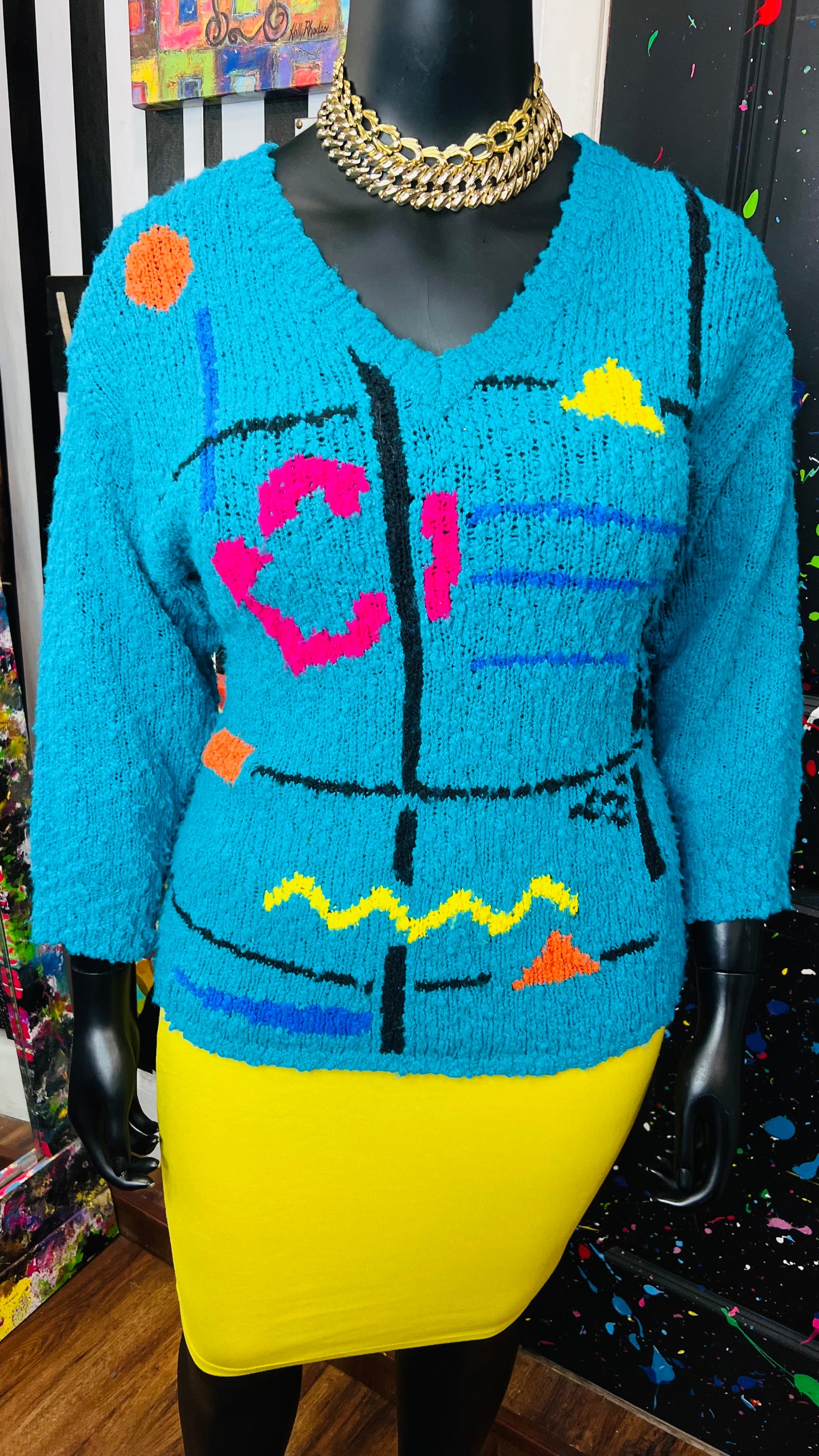 Vintage Knit Sweater 80’s (20/22)