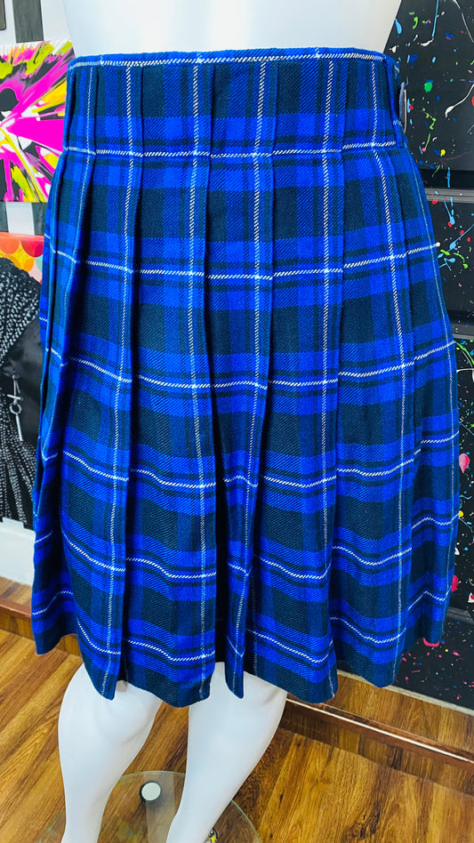 Vintage Plaid & Pleated Blazer (20)