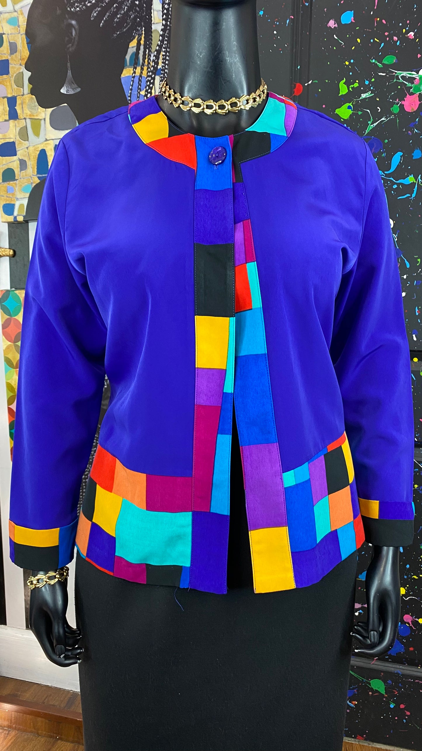 Peter Popovitch 1 Button Blazer