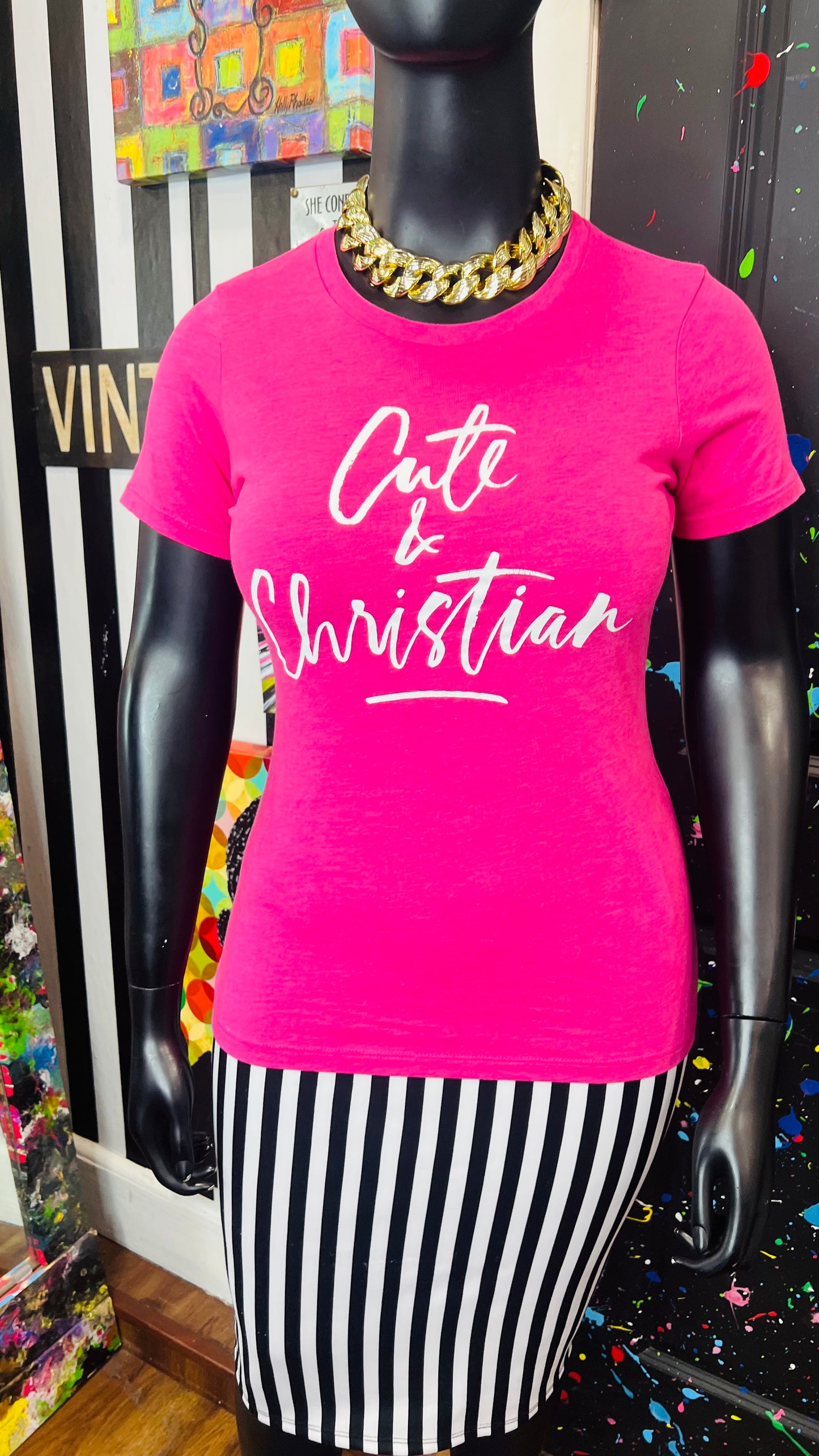Cute & Christian Graphic Tee (14)