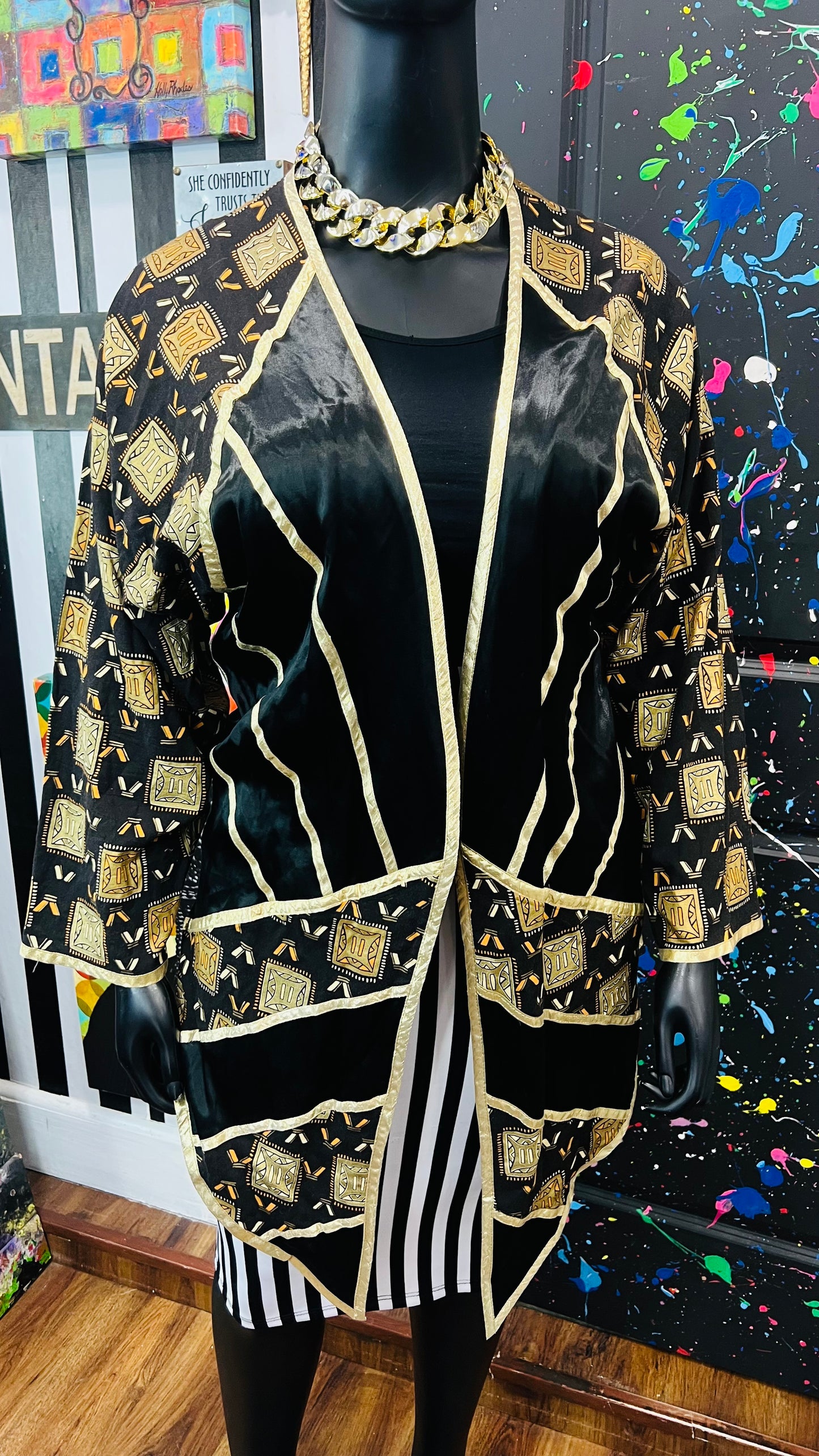Vintage Abstract Duster (16)