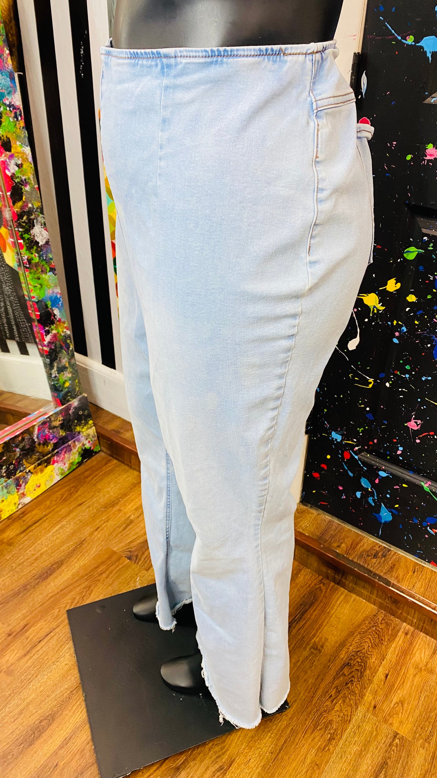 Good Stretch Bell Bottom Jeans (22W)