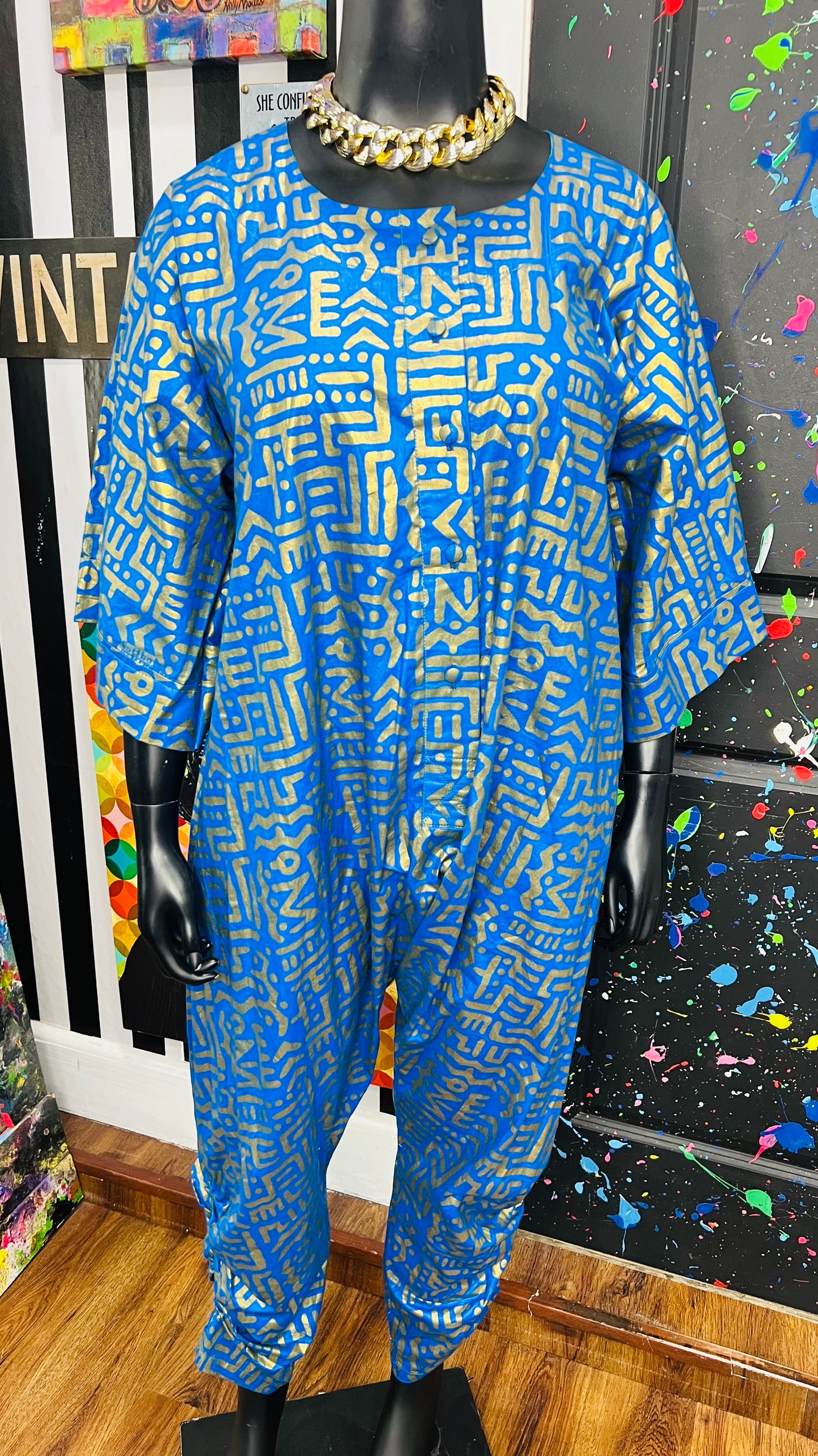 Vintage Traditional African Jumpsuit (16)