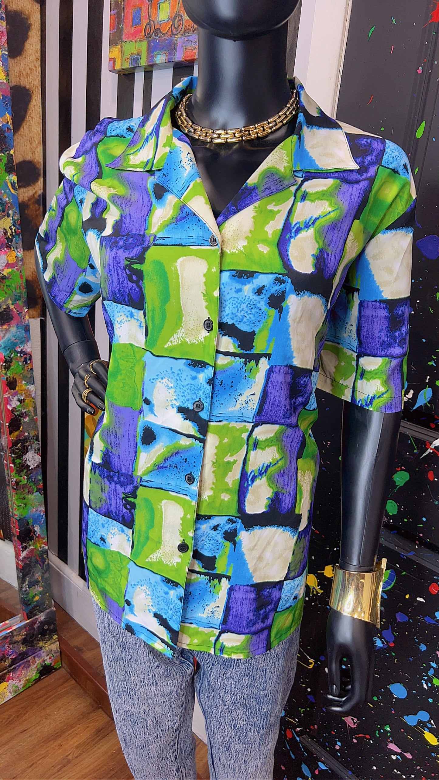 Vintage Block Blouse (18)