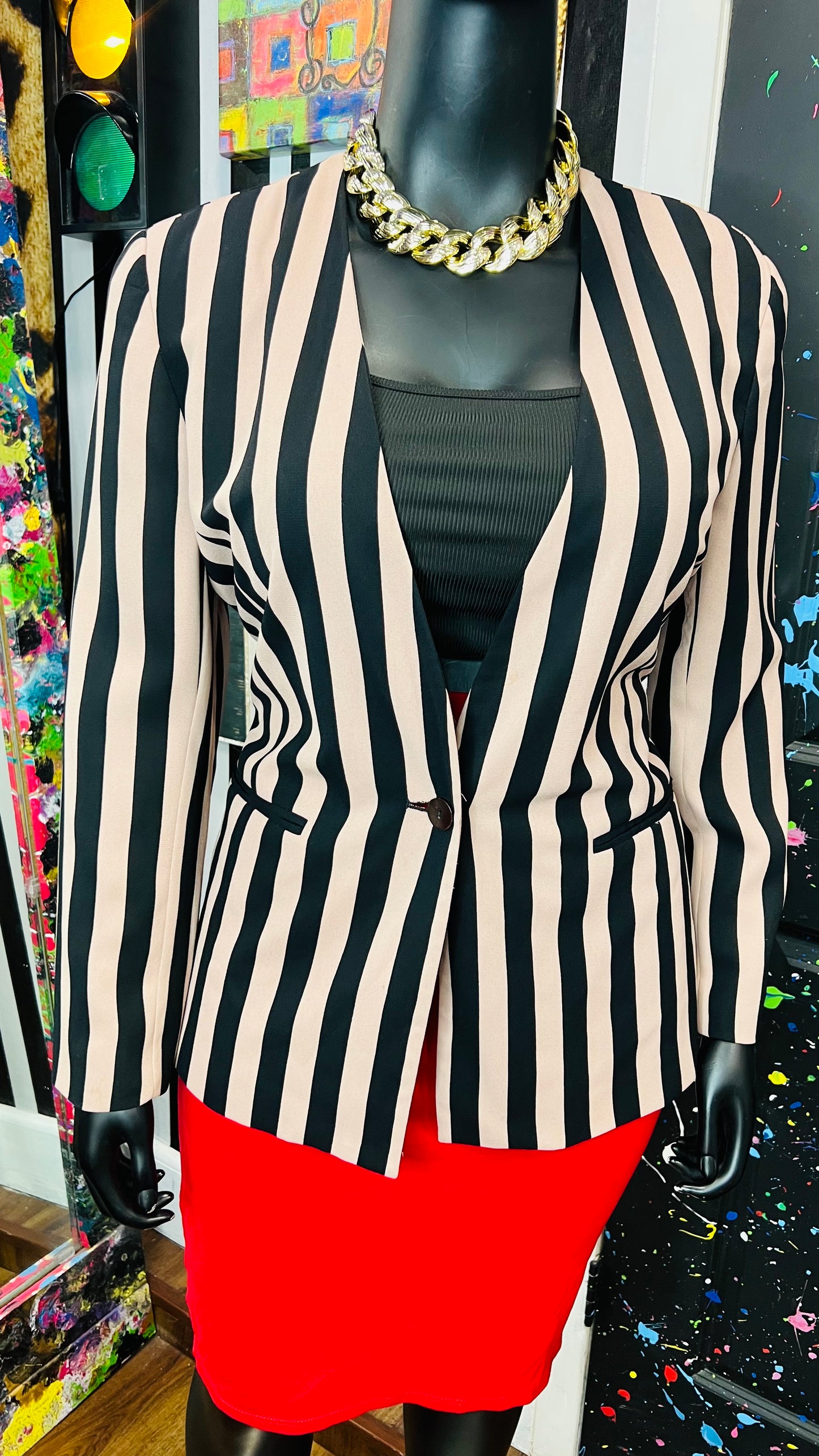 Vintage Striped Blazer (14)