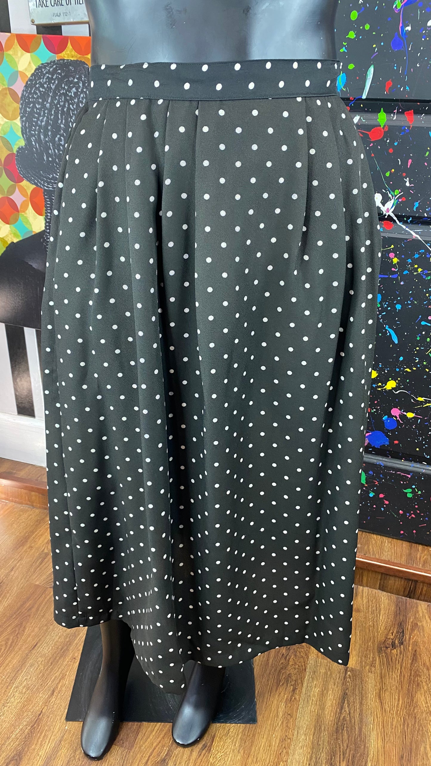 Vintage Polka Dot Sag Harbor Skirt