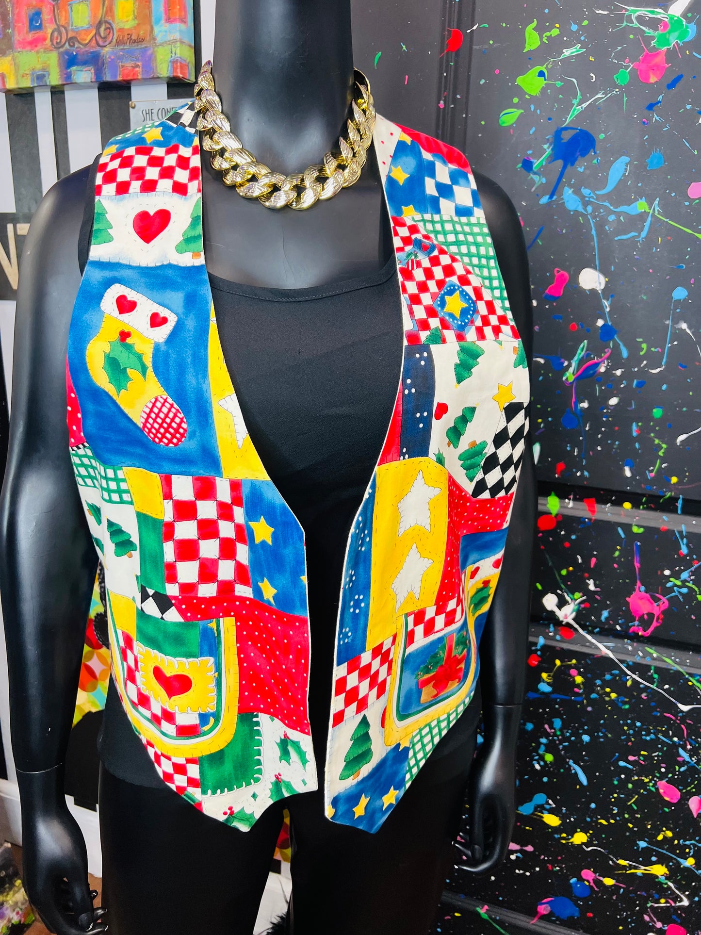 Vintage Festive Vest (16)