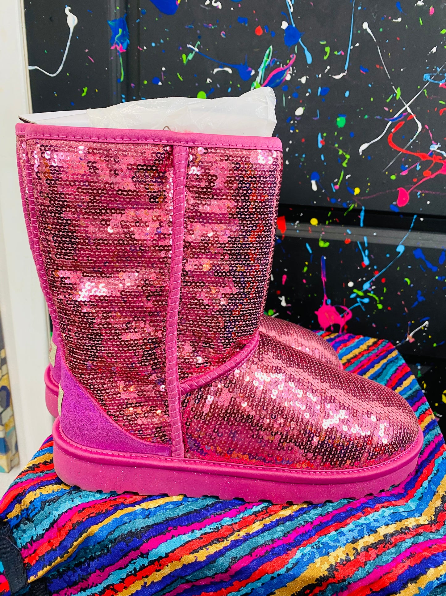 Embellished Uggs- Pink