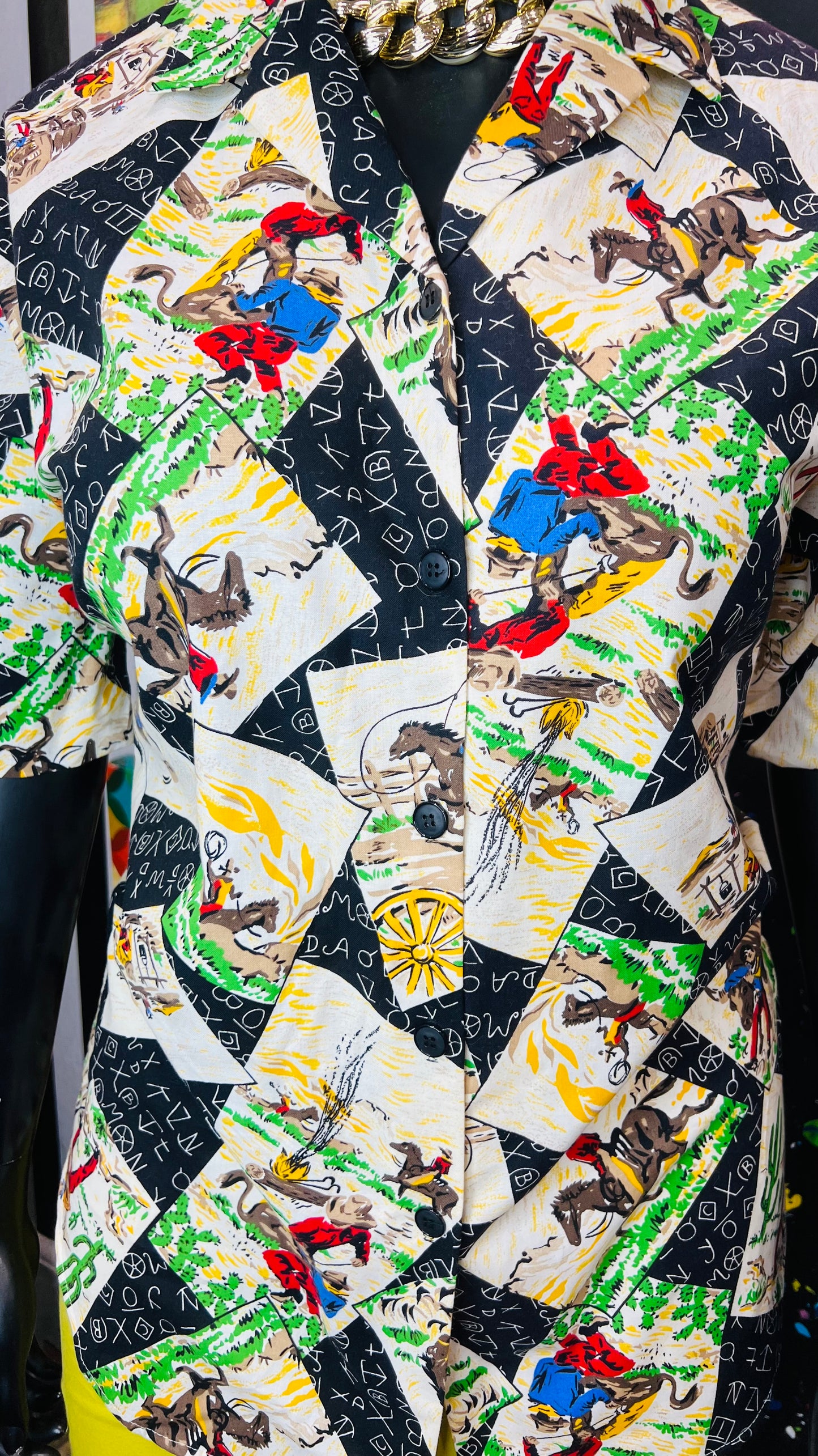 Vintage Cotton Cowboy Blouse (20)