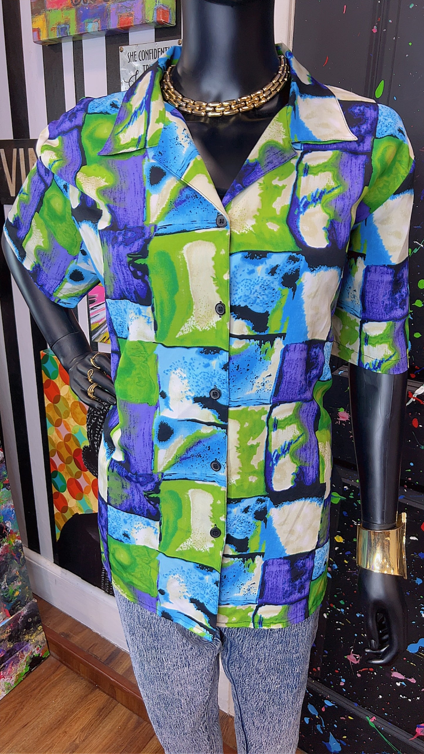 Vintage Block Blouse (18)