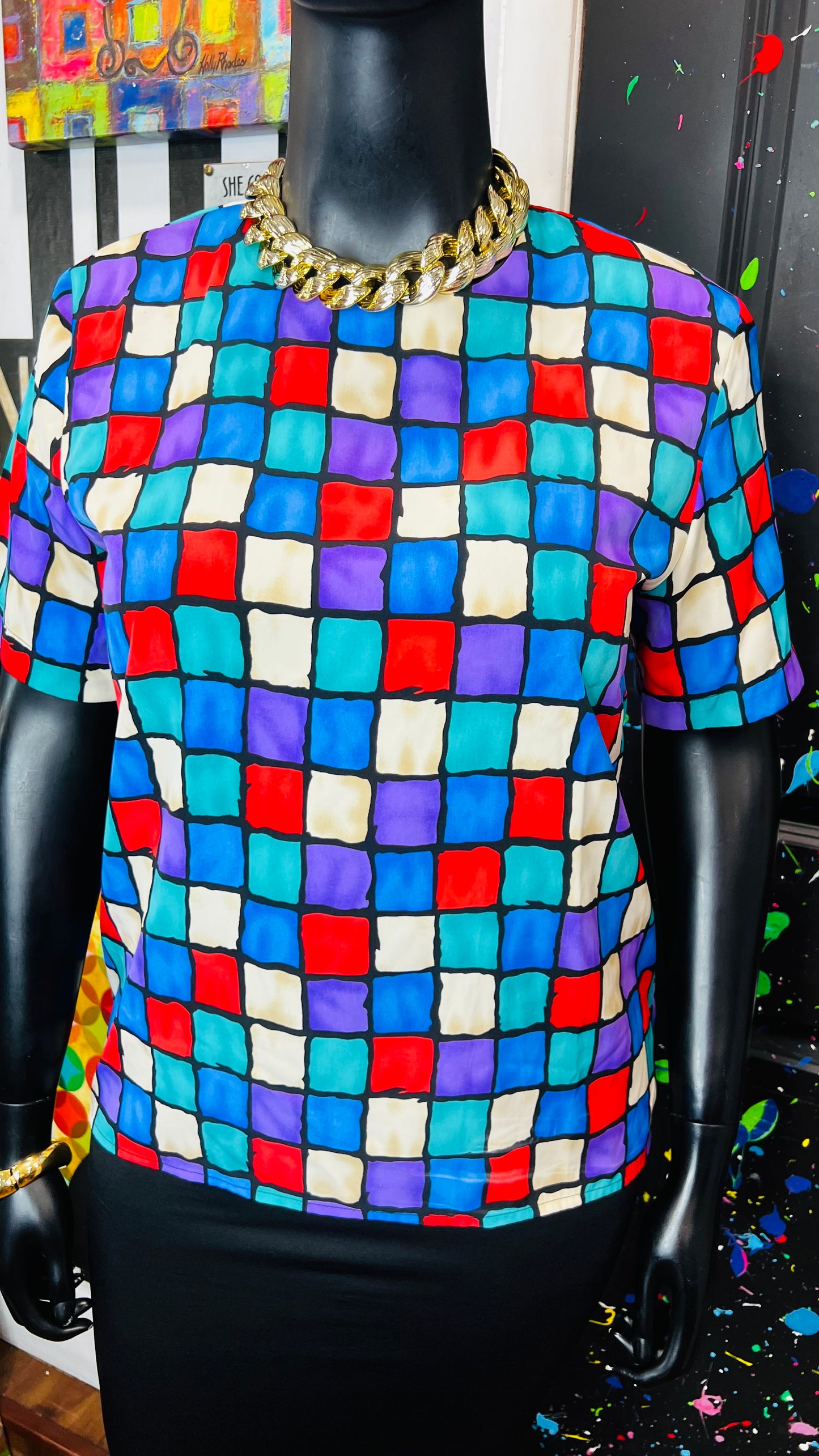 Vintage Block Blouse (14)