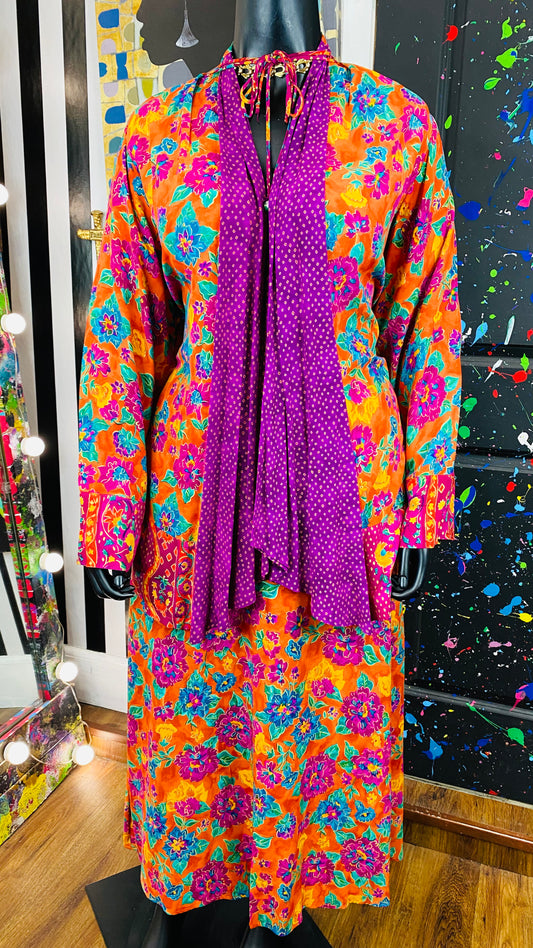 Carole Little 2 piece Skirt Set