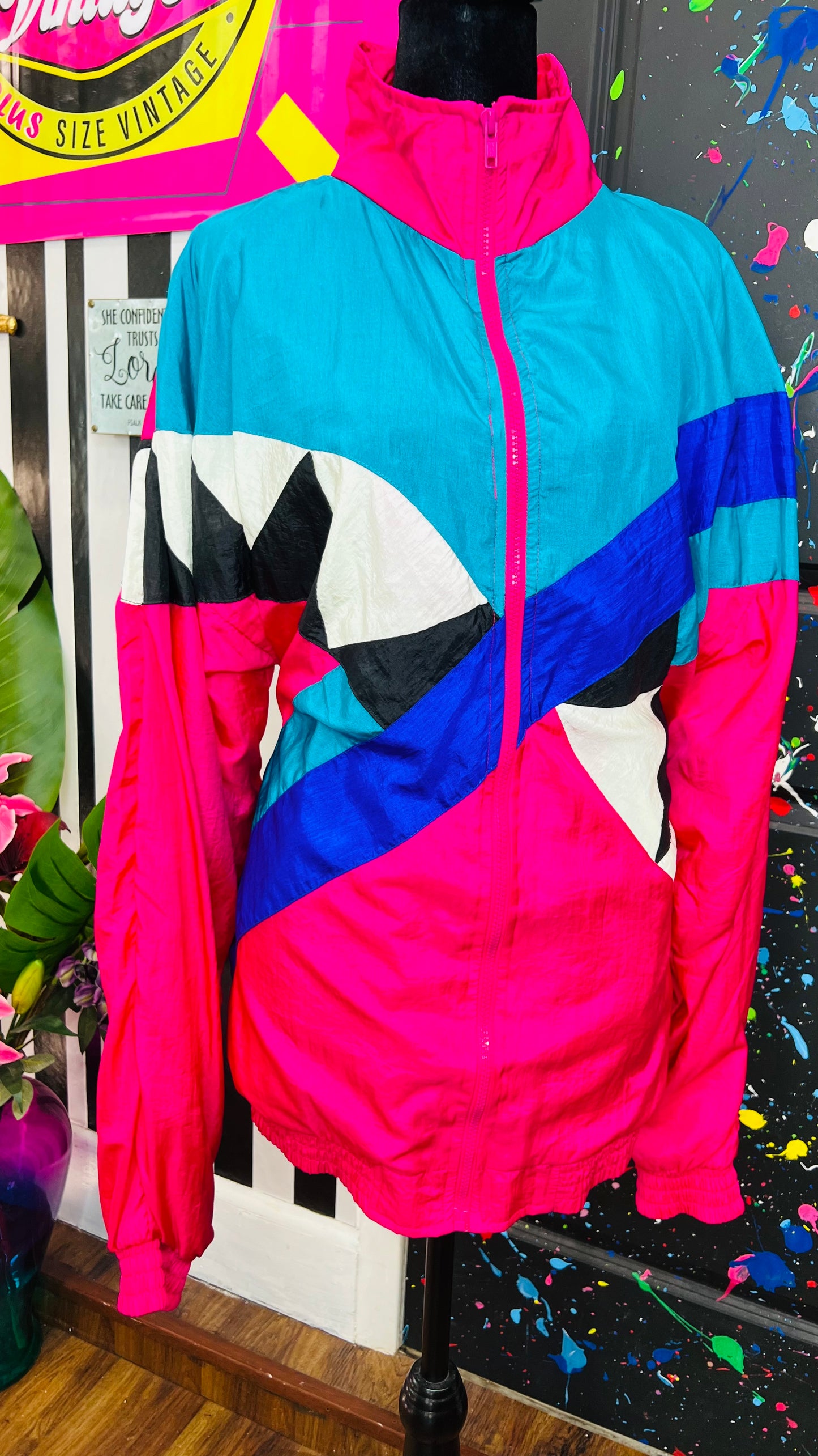 Vintage 80s 90s Windbreaker Jacket