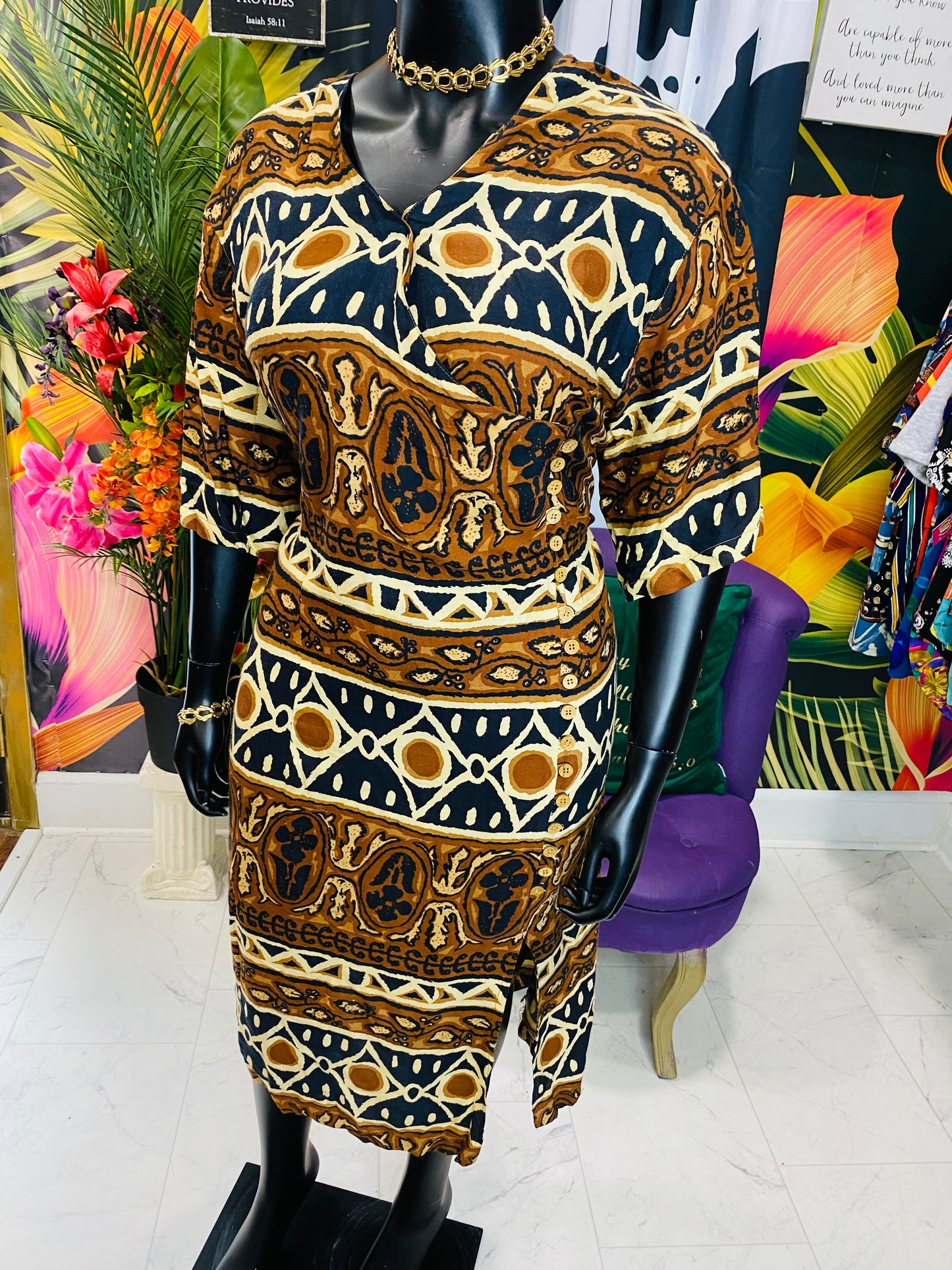 Vintage Simply Fashion Dress